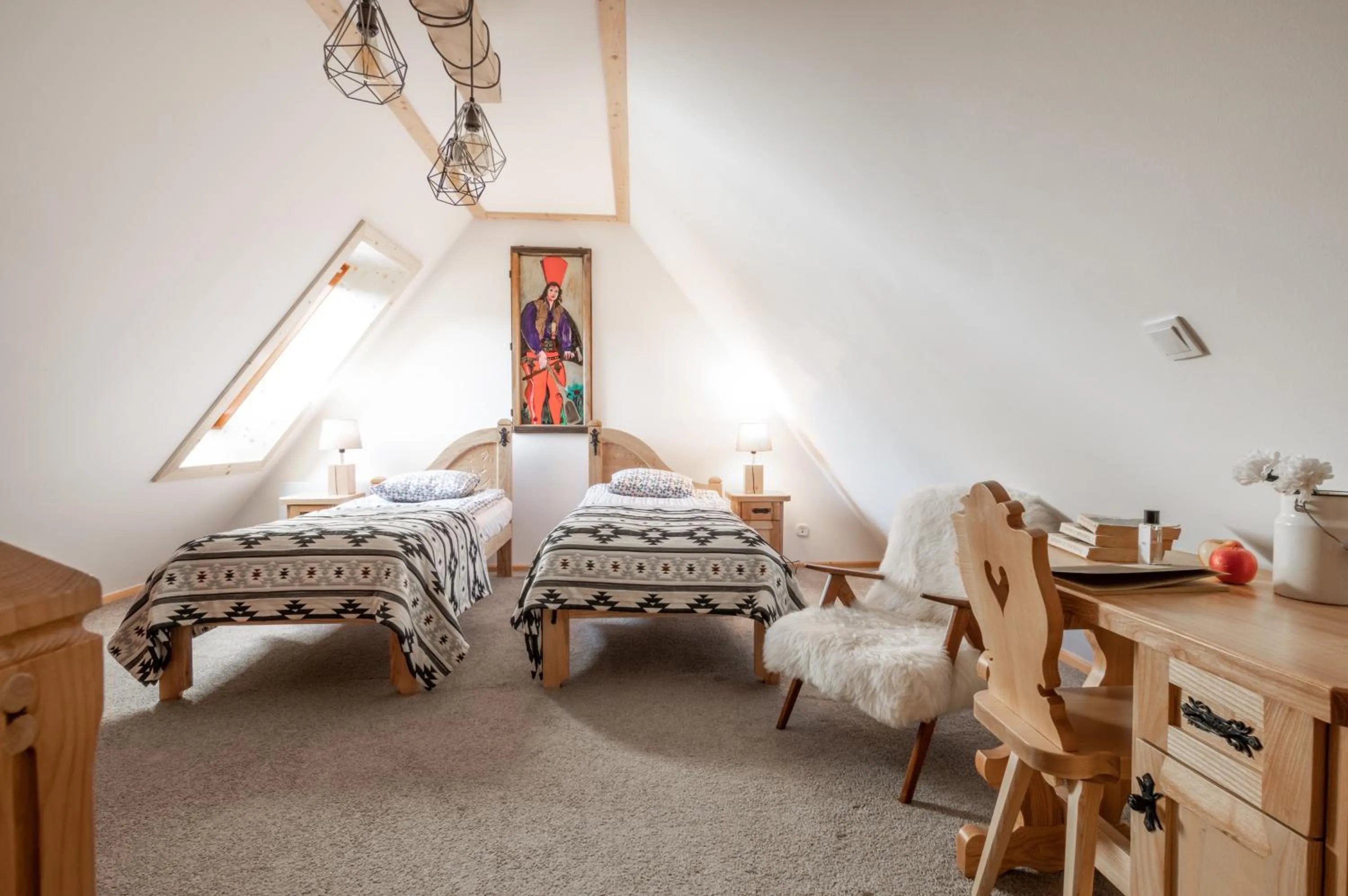 Bedroom, Bed in Czerwona Izba