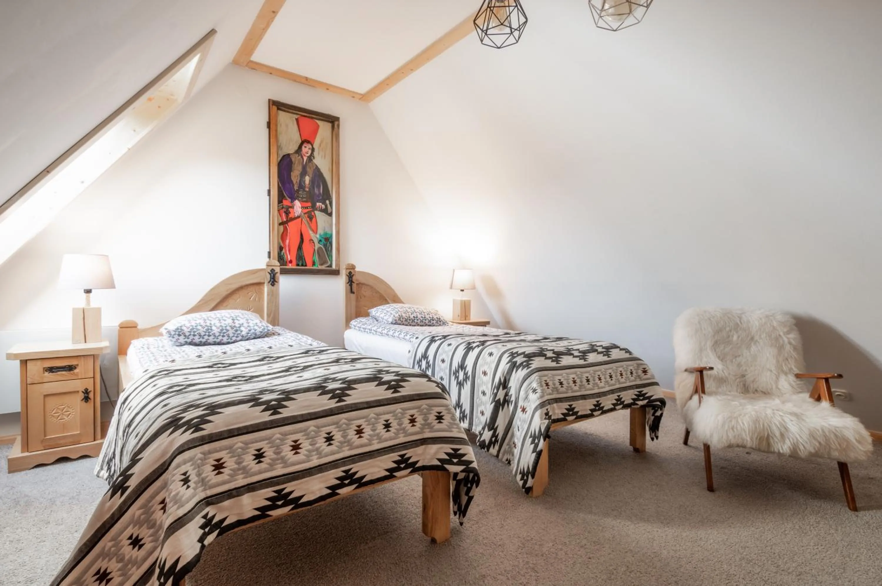 Bedroom, Bed in Czerwona Izba