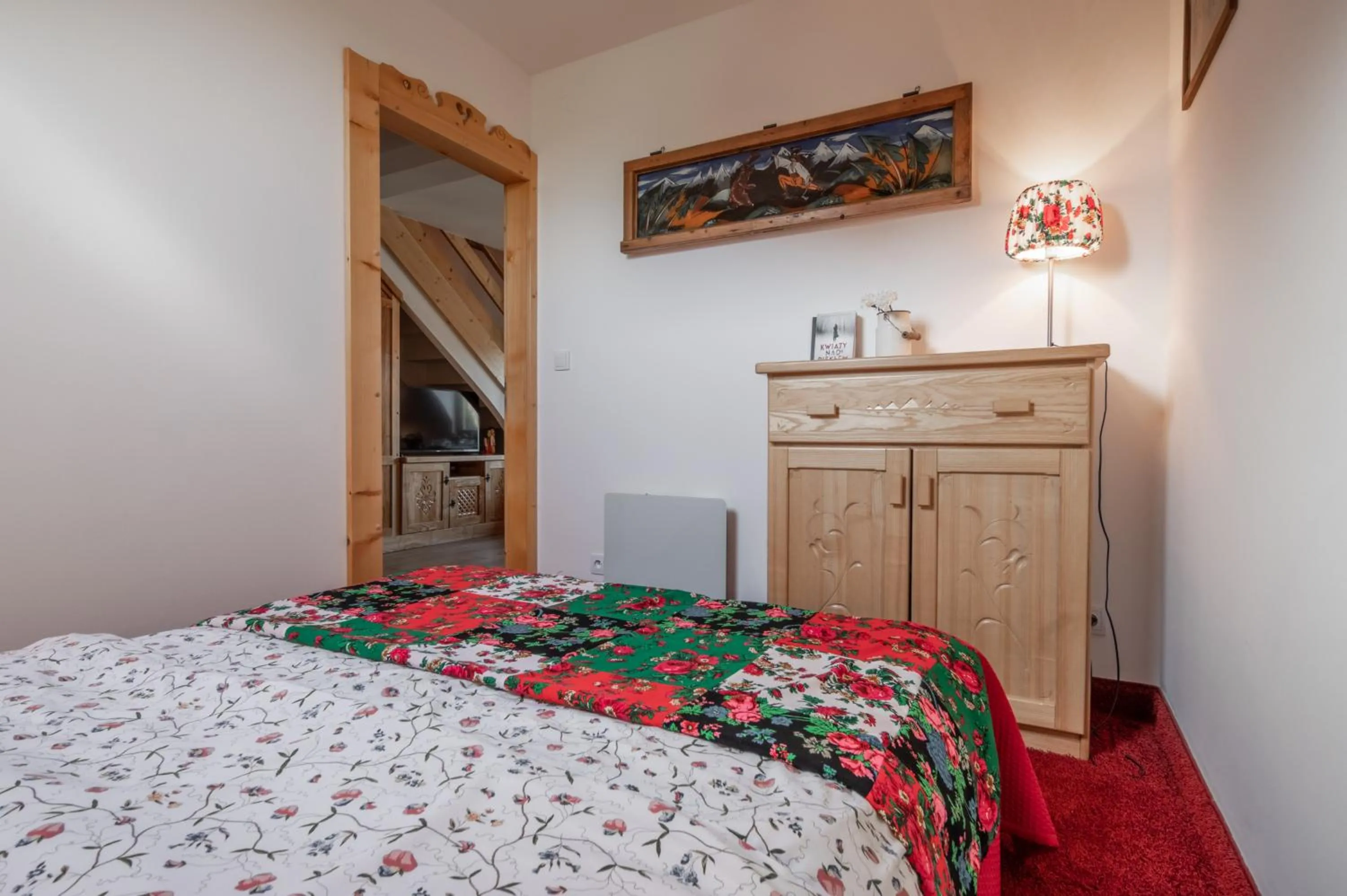 Bedroom, Bed in Czerwona Izba