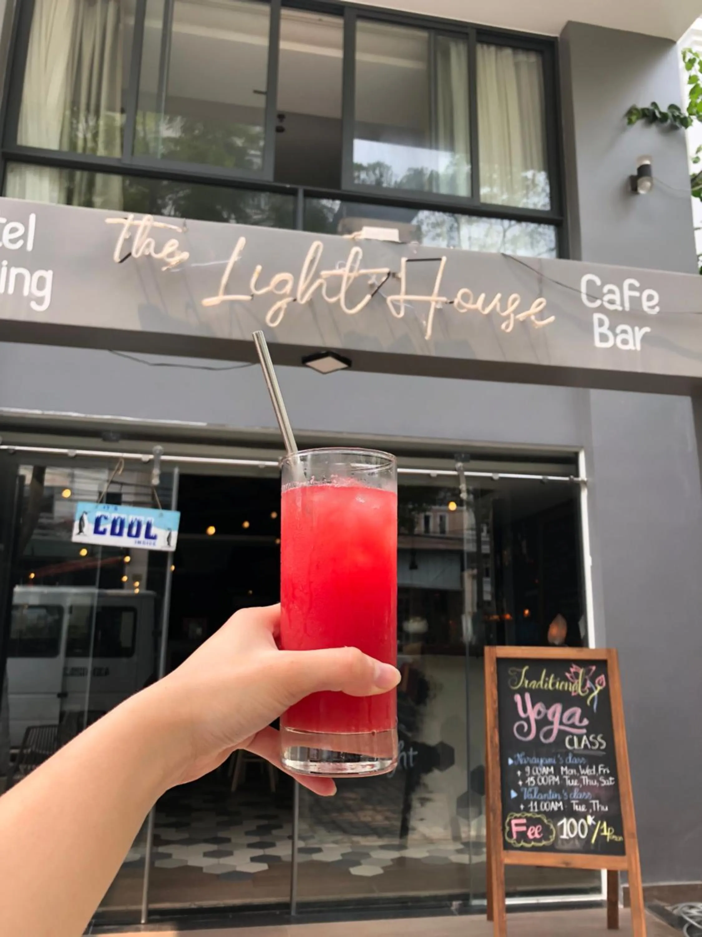 Beach in Light House Hostel