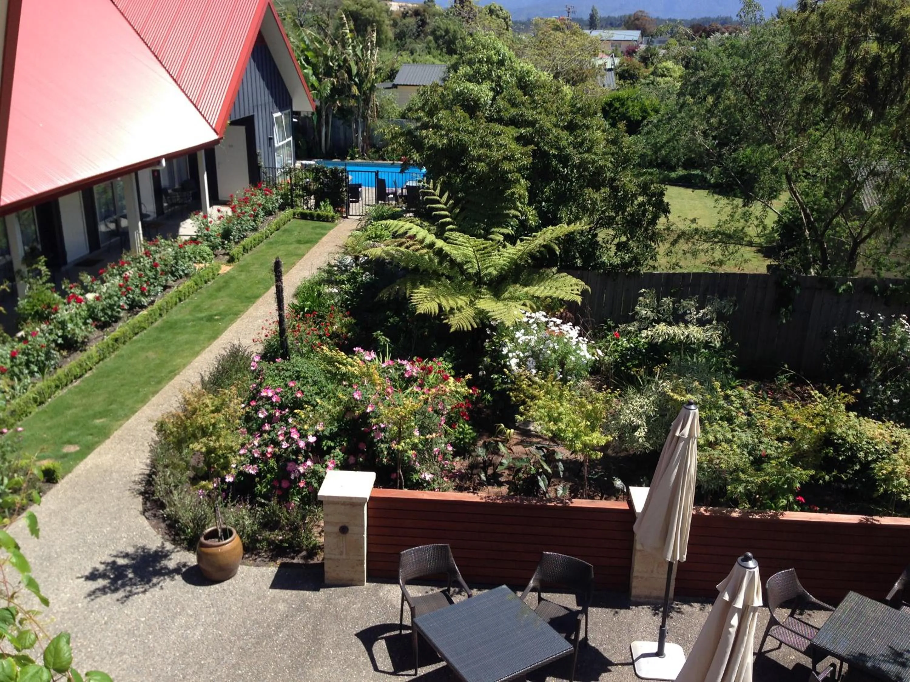 Bird's eye view in Ratanui Lodge