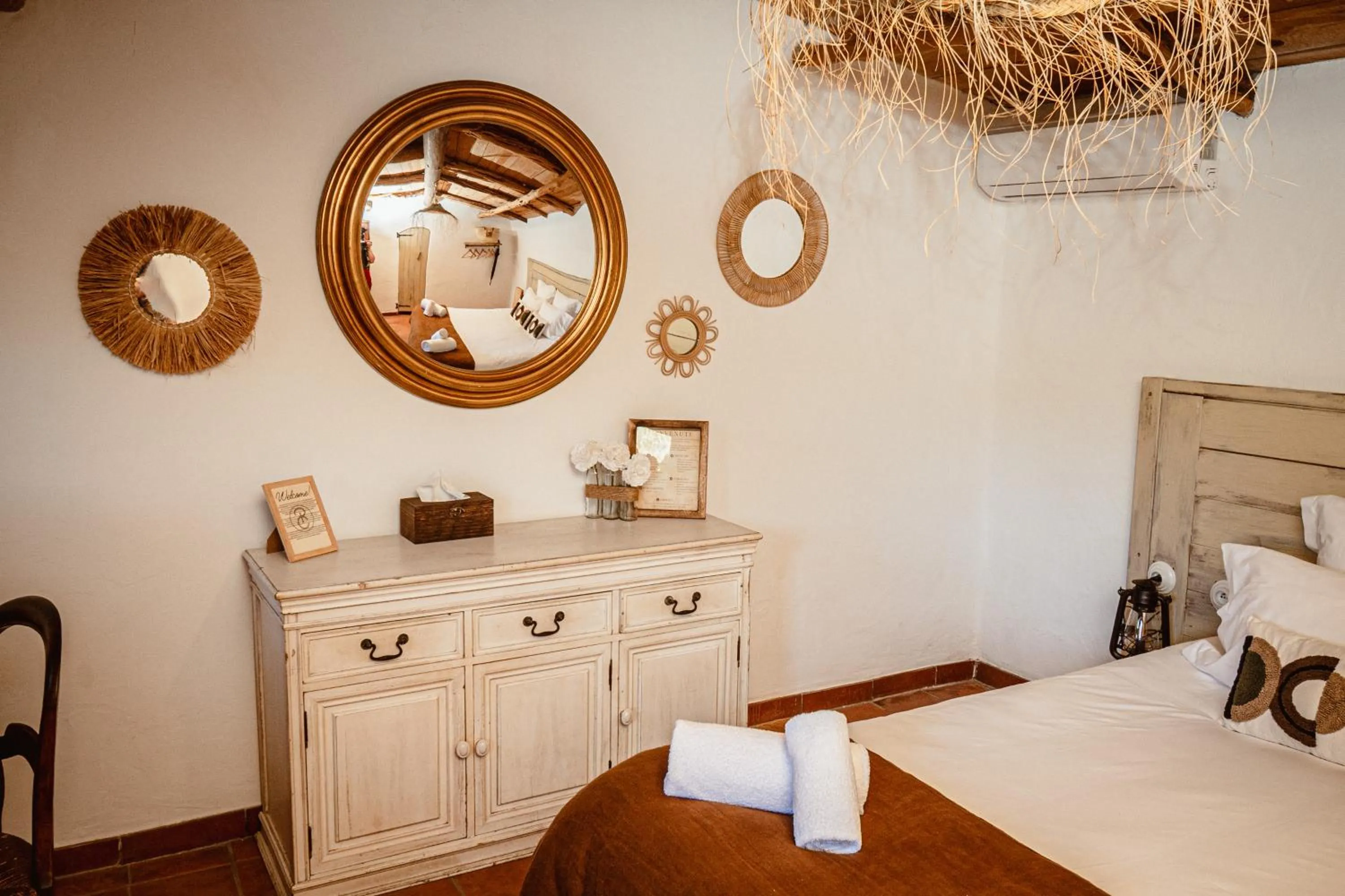 Bedroom, Bed in Ranch Campo Palombaggia