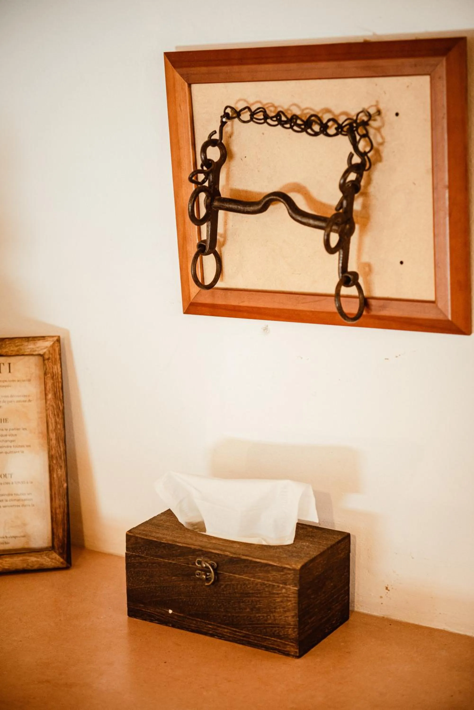 Decorative detail in Ranch Campo Palombaggia