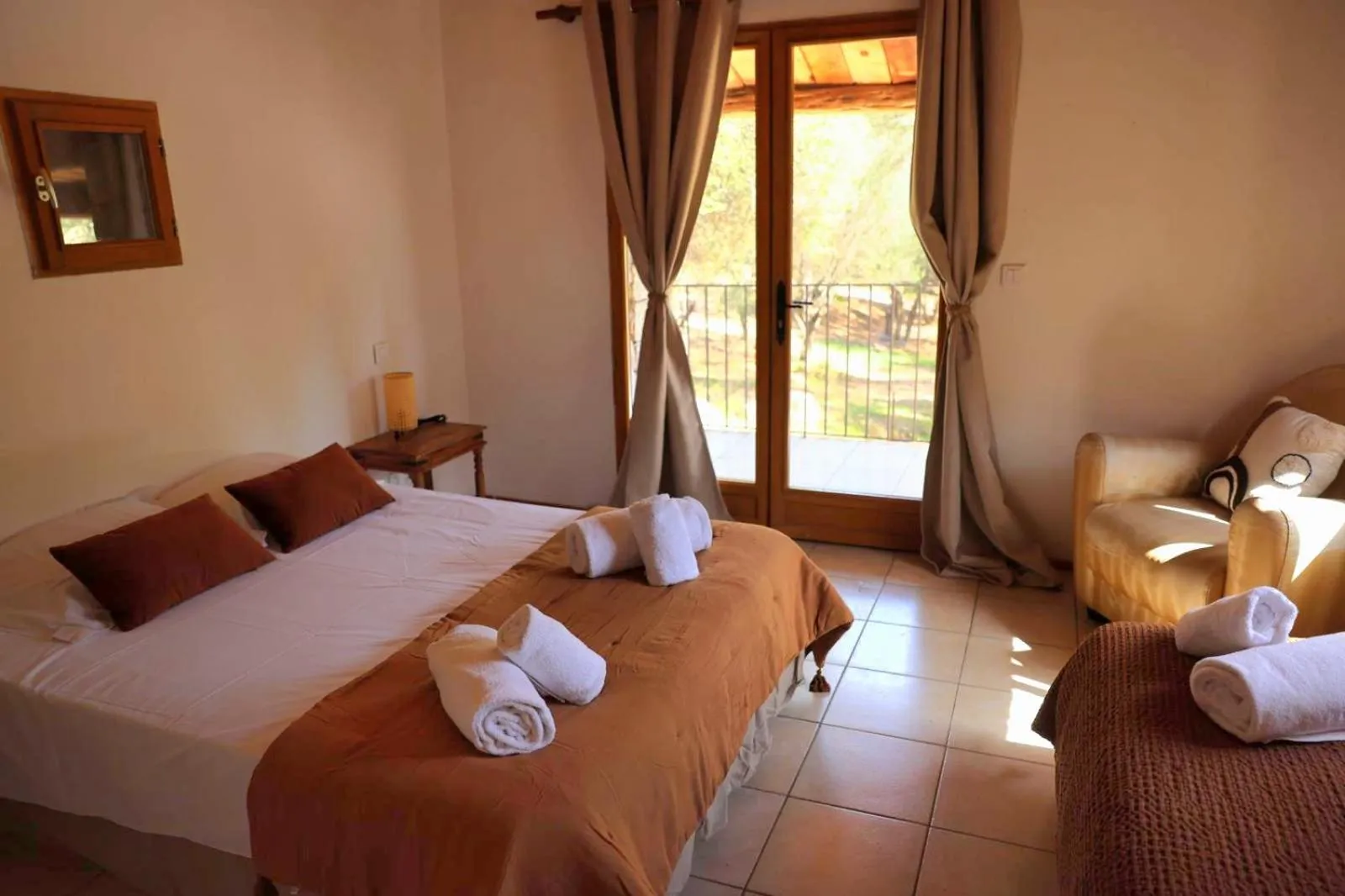 Bed in Ranch Campo Palombaggia