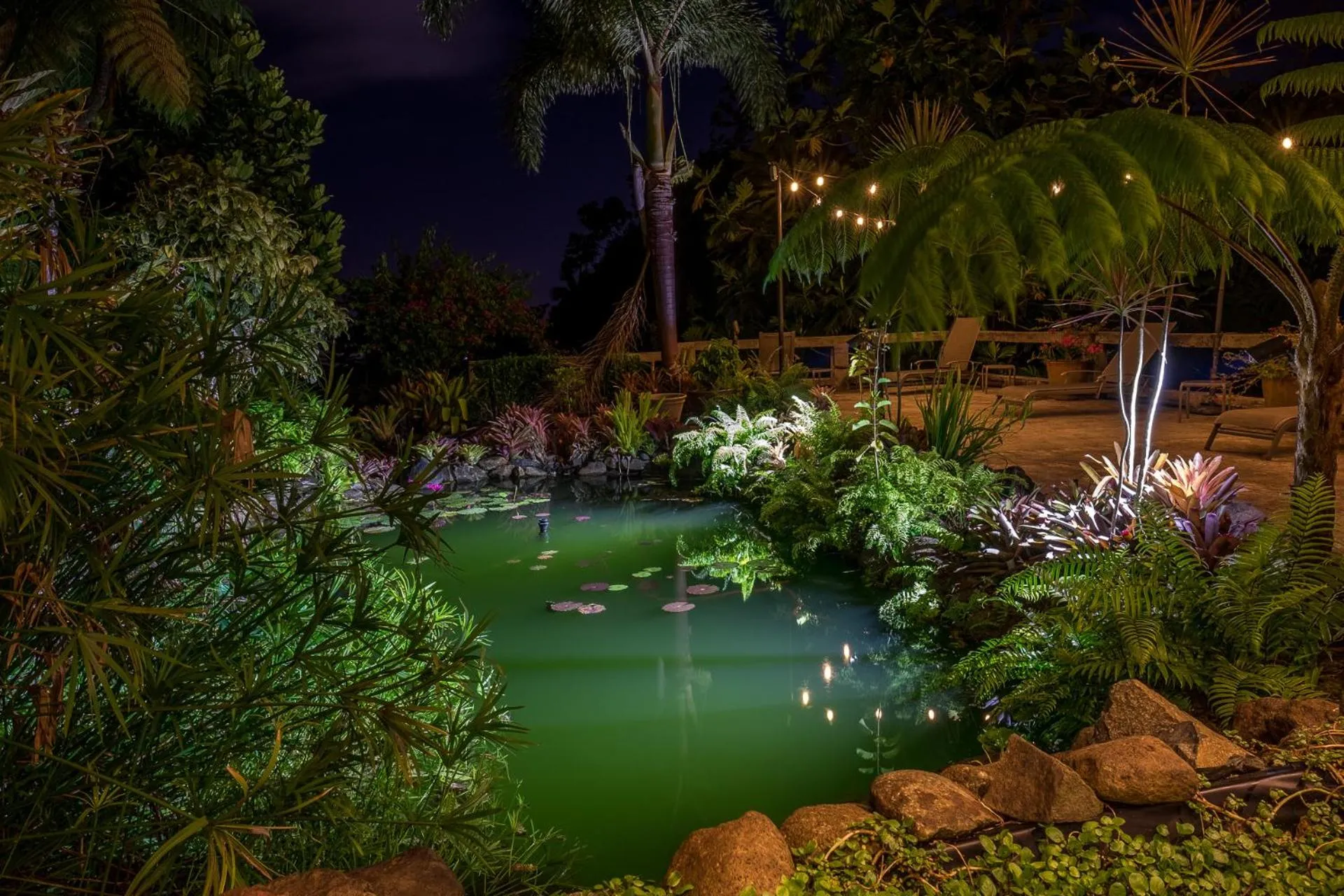 Patio in El Yunque Rainforest Inn