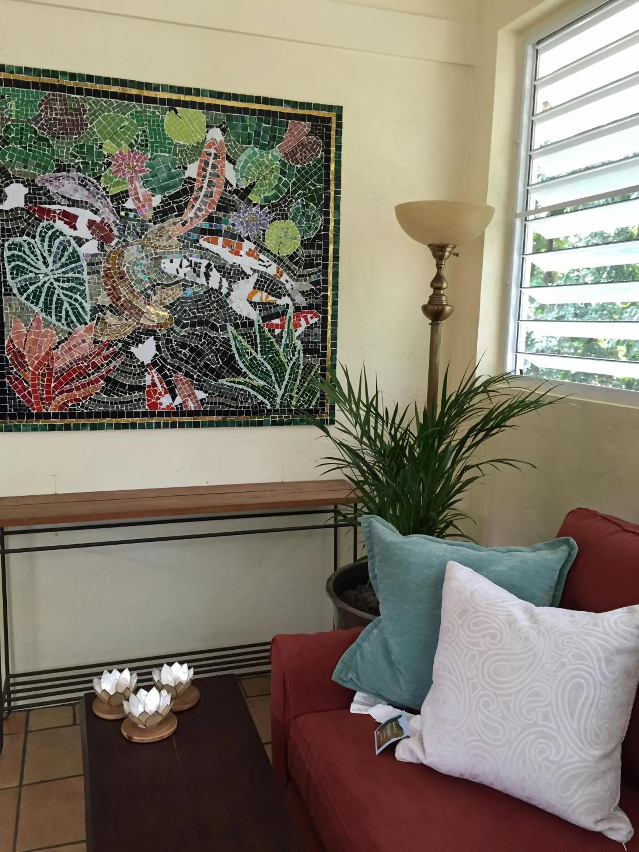 Living room in El Yunque Rainforest Inn