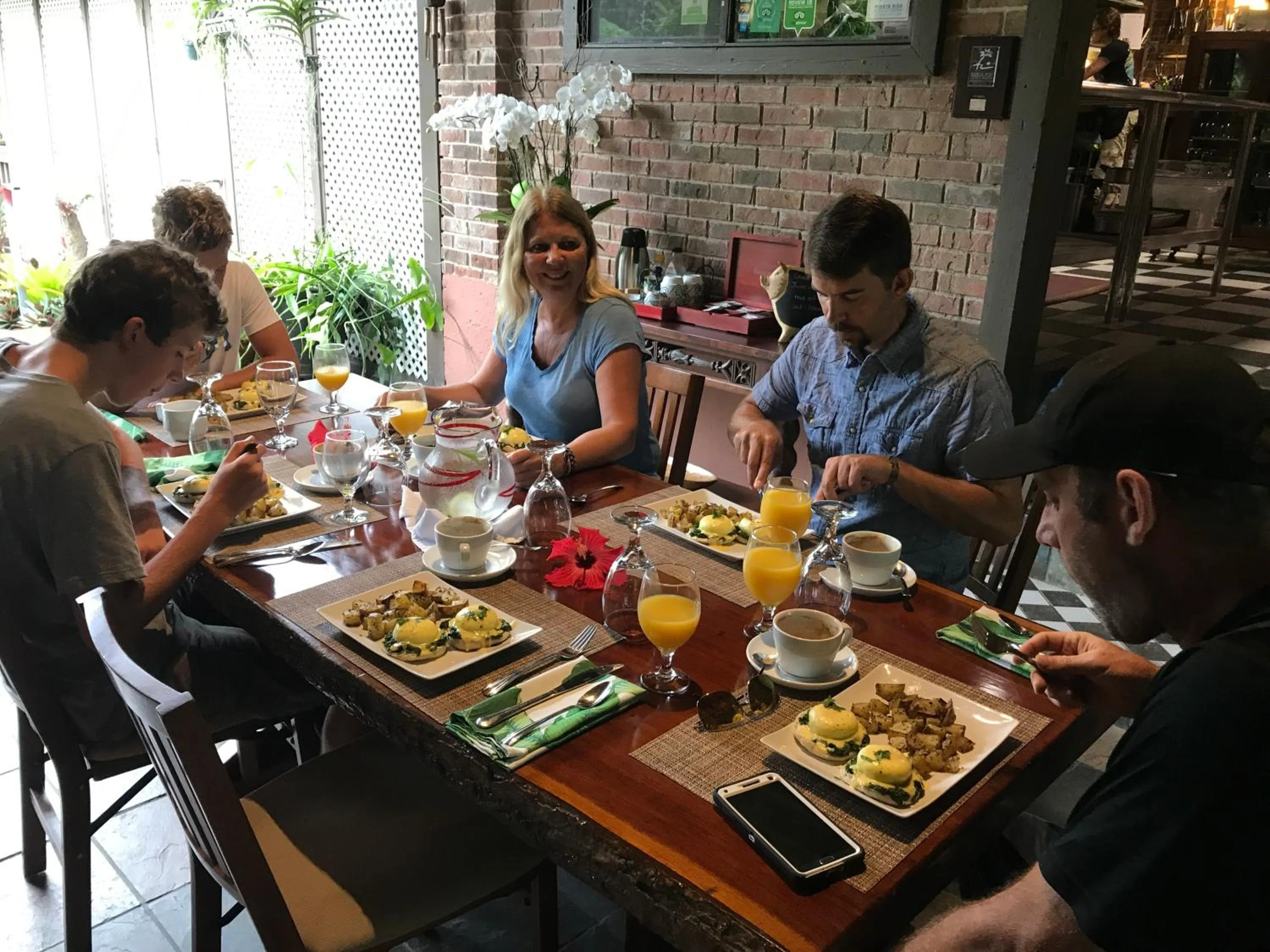 Breakfast in El Yunque Rainforest Inn