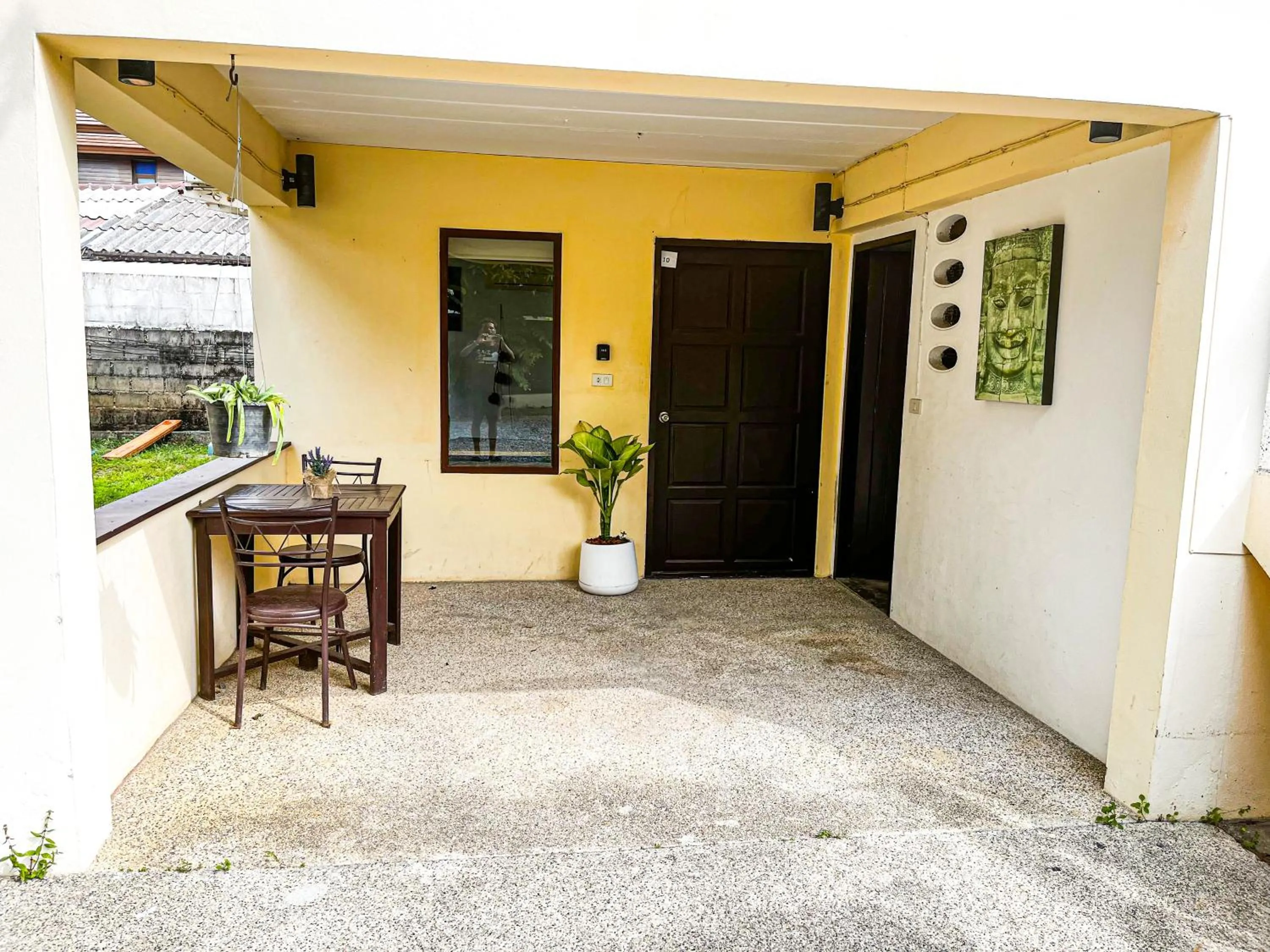 Patio in Amy Village Apartments & Digital Hub