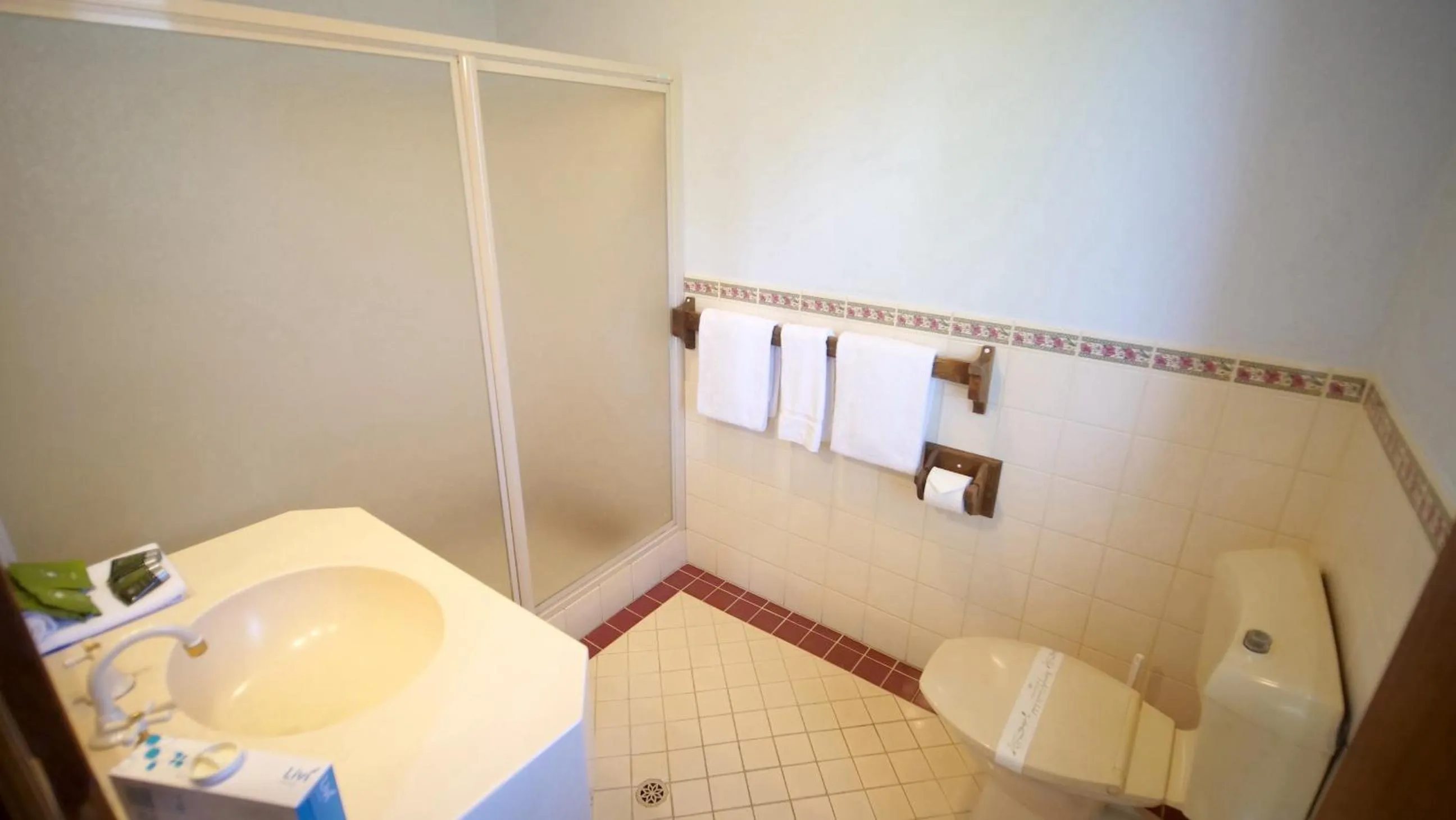 Shower in Margaret River Motel