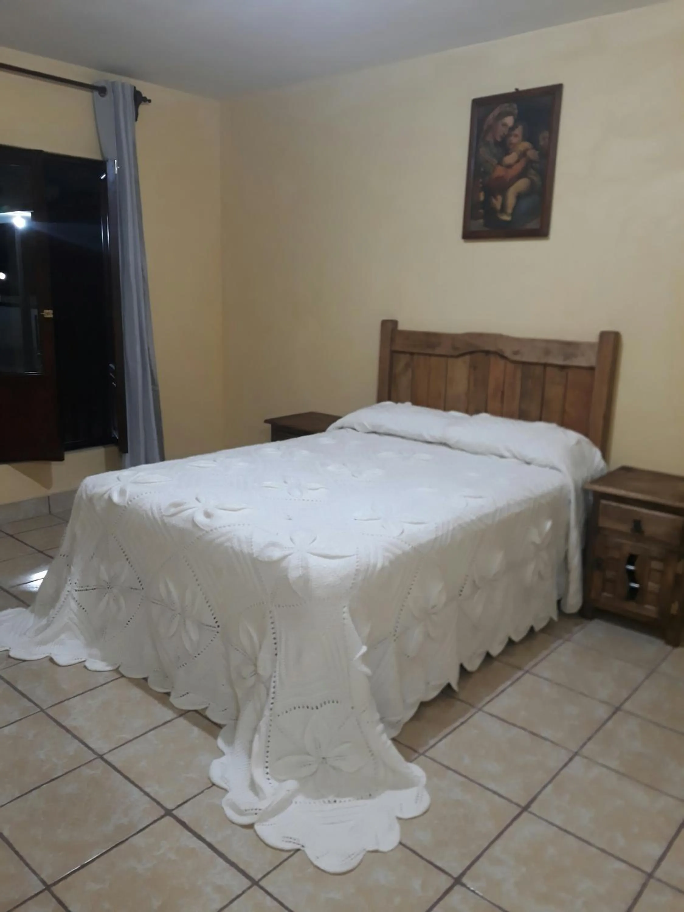 Bed in Hotel Villa Aurora