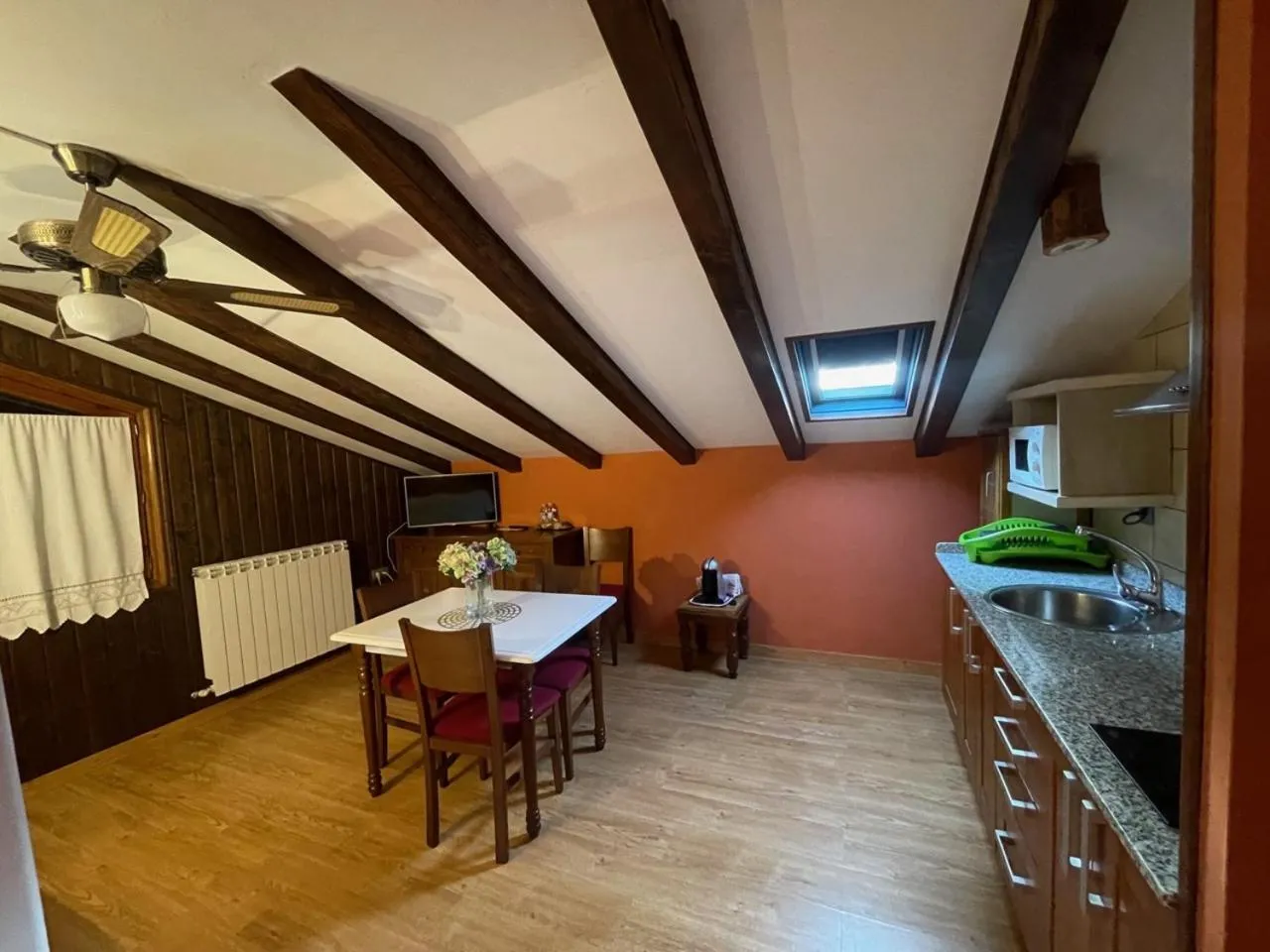 Kitchen or kitchenette in Hotel Apartamentos Barrau