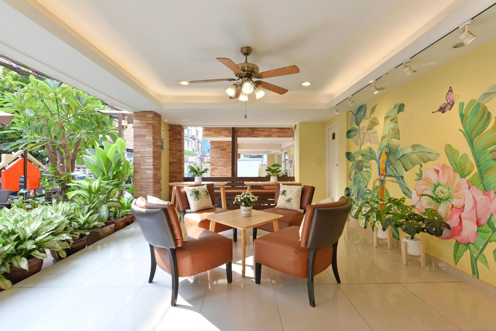 Decorative detail in Salin Home Hotel Ramkhamhaeng