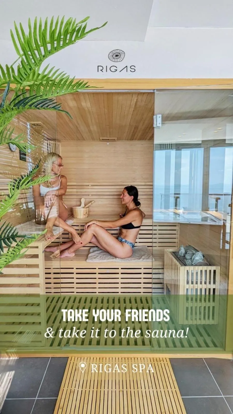 Sauna in Rigas Boutique Hotel & Spa