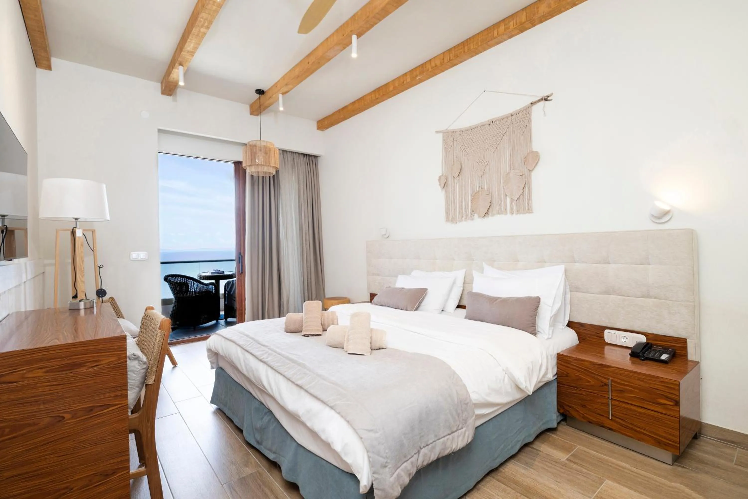 Bed in Rigas Boutique Hotel & Spa