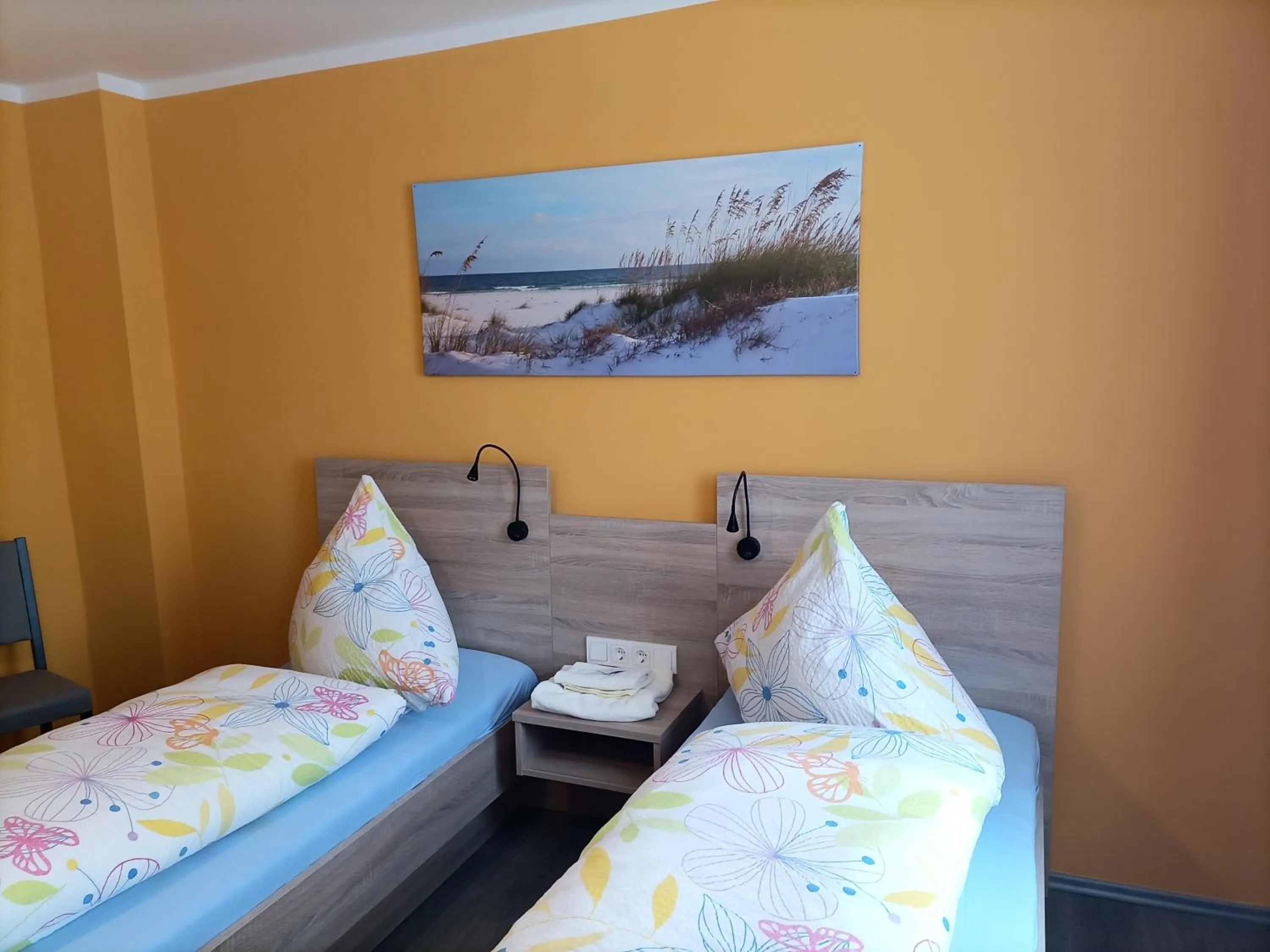 Bed in Hotel An der Karlstadt