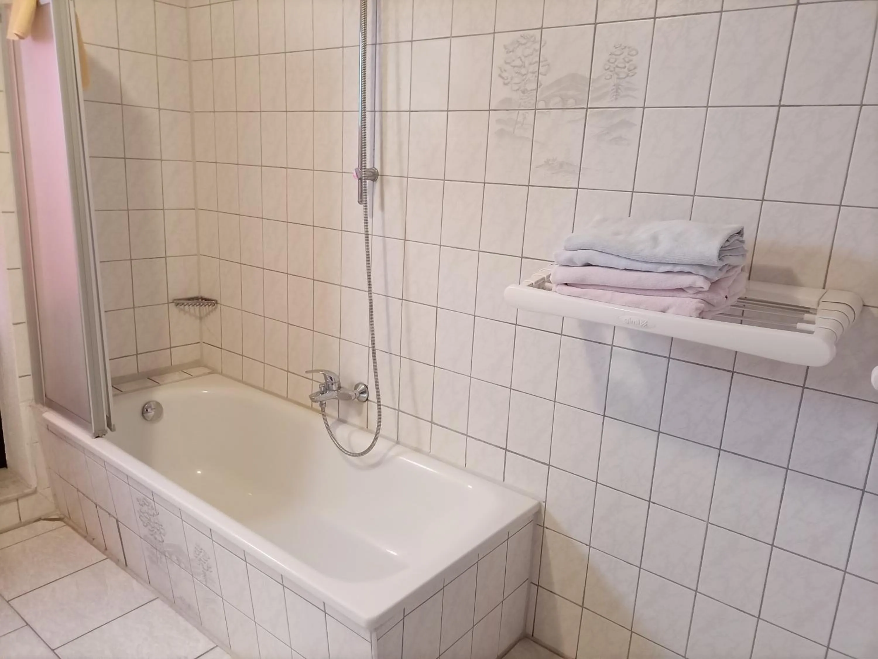 Shower in Hotel An der Karlstadt