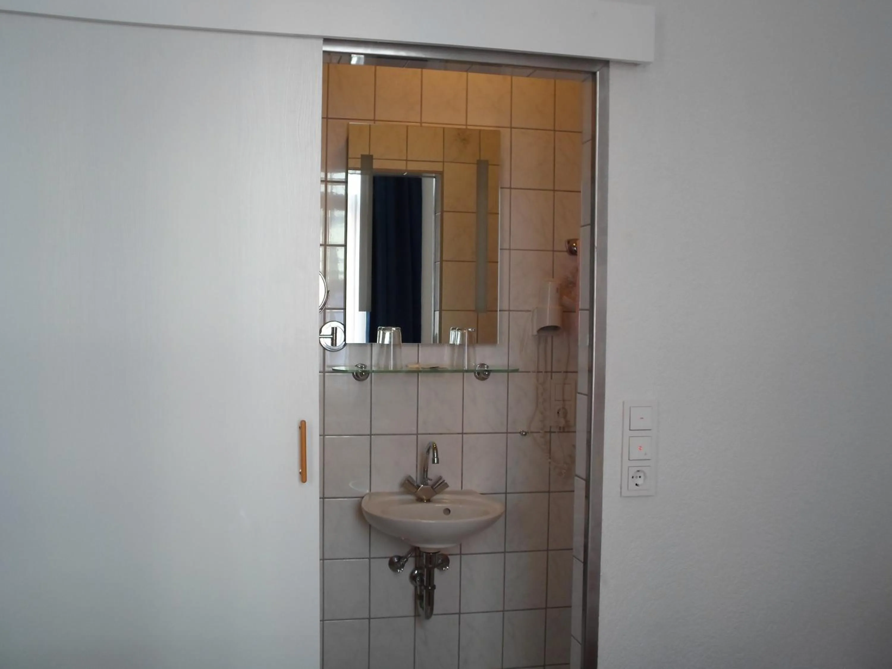 Toilet in Hotel An der Karlstadt