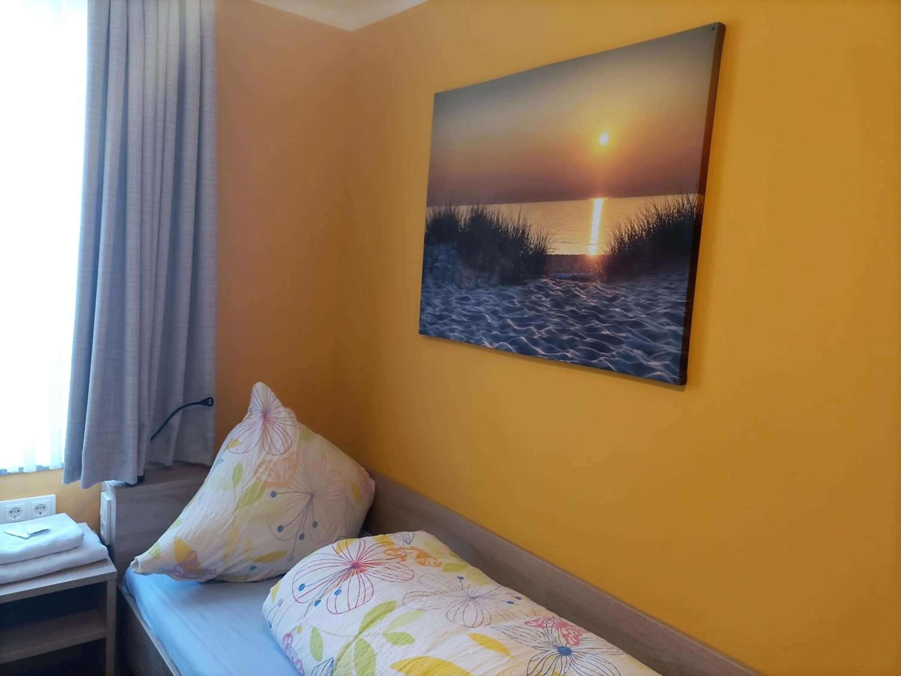 Bed in Hotel An der Karlstadt