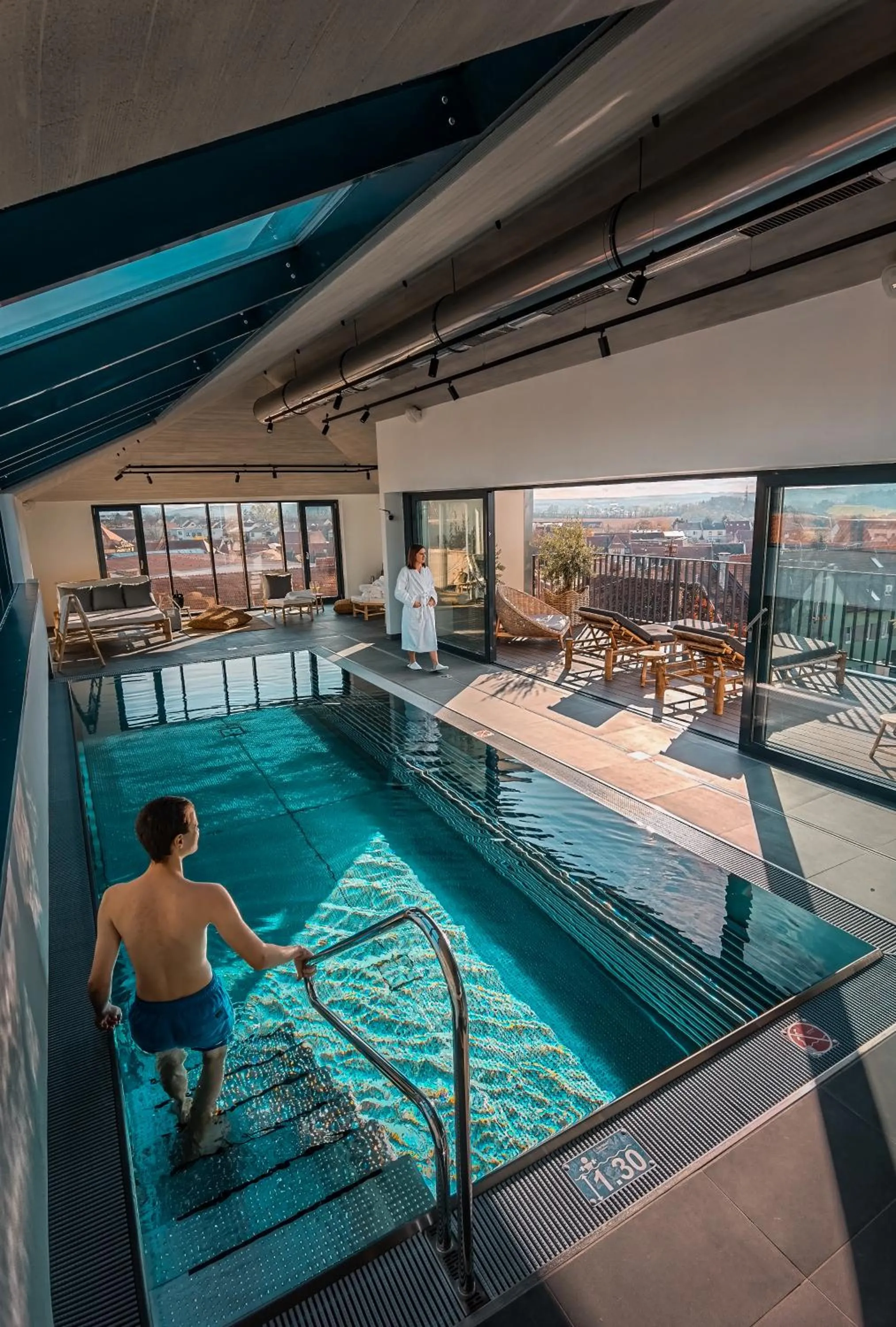 Swimming pool in Wellness Hotel Volarik