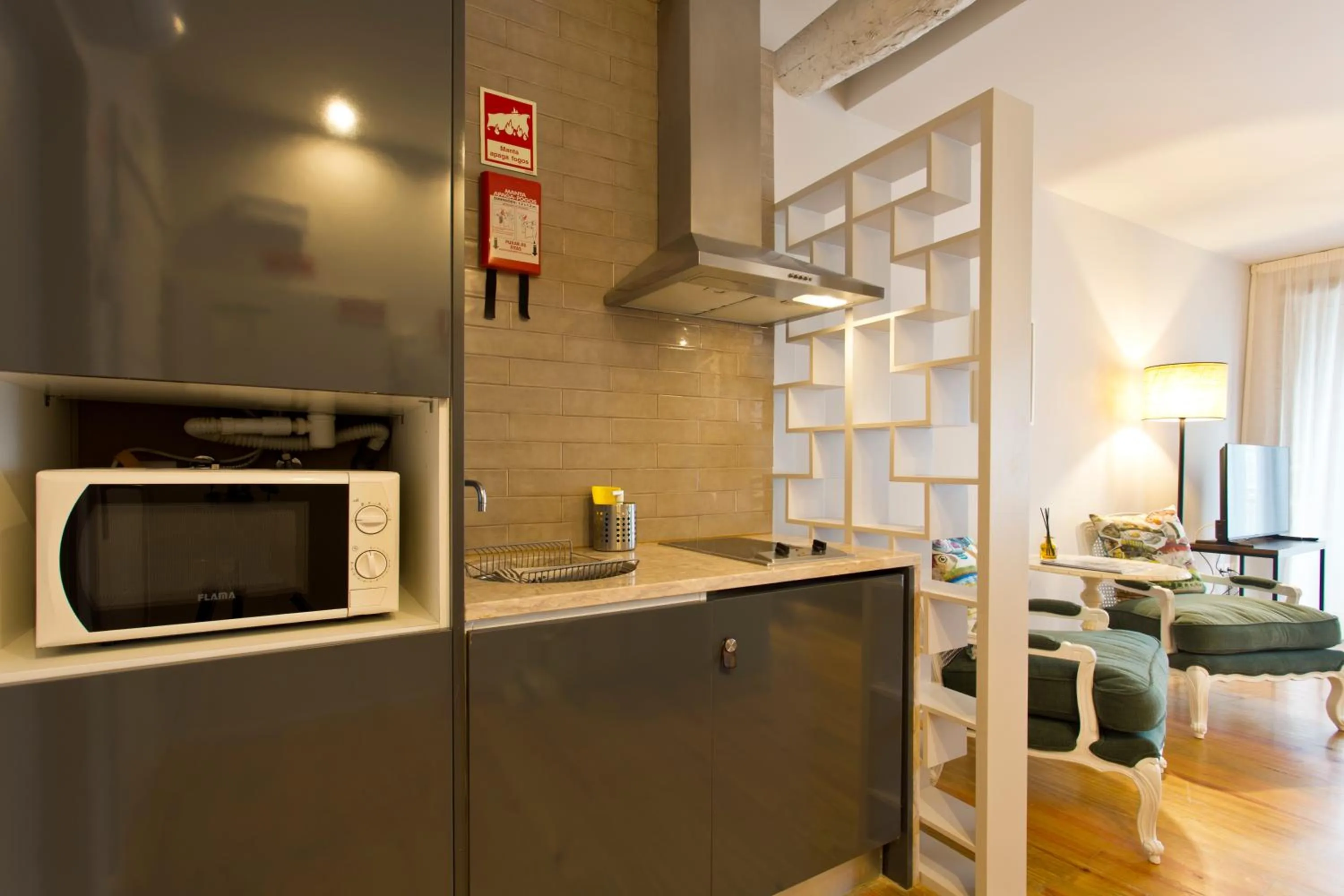 Kitchen or kitchenette in RVA - Gustave Eiffel Apartments