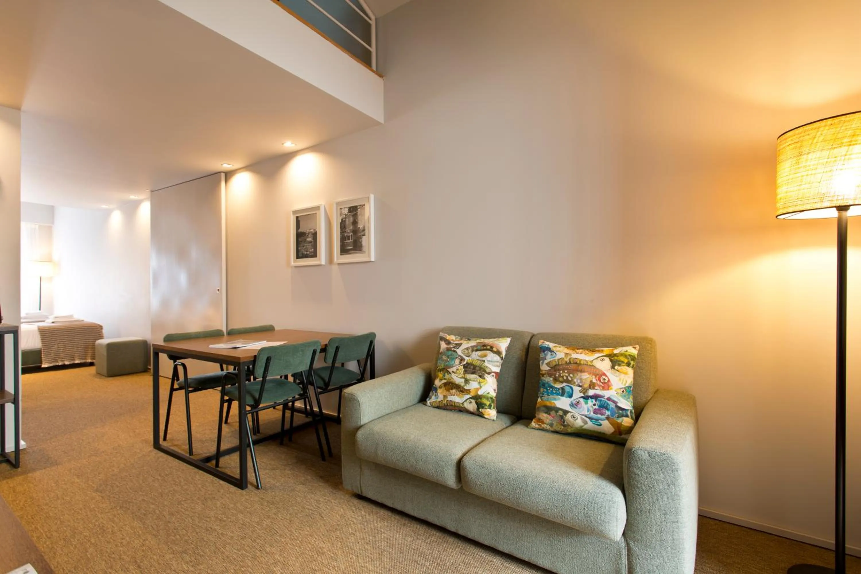 Seating area in RVA - Gustave Eiffel Apartments