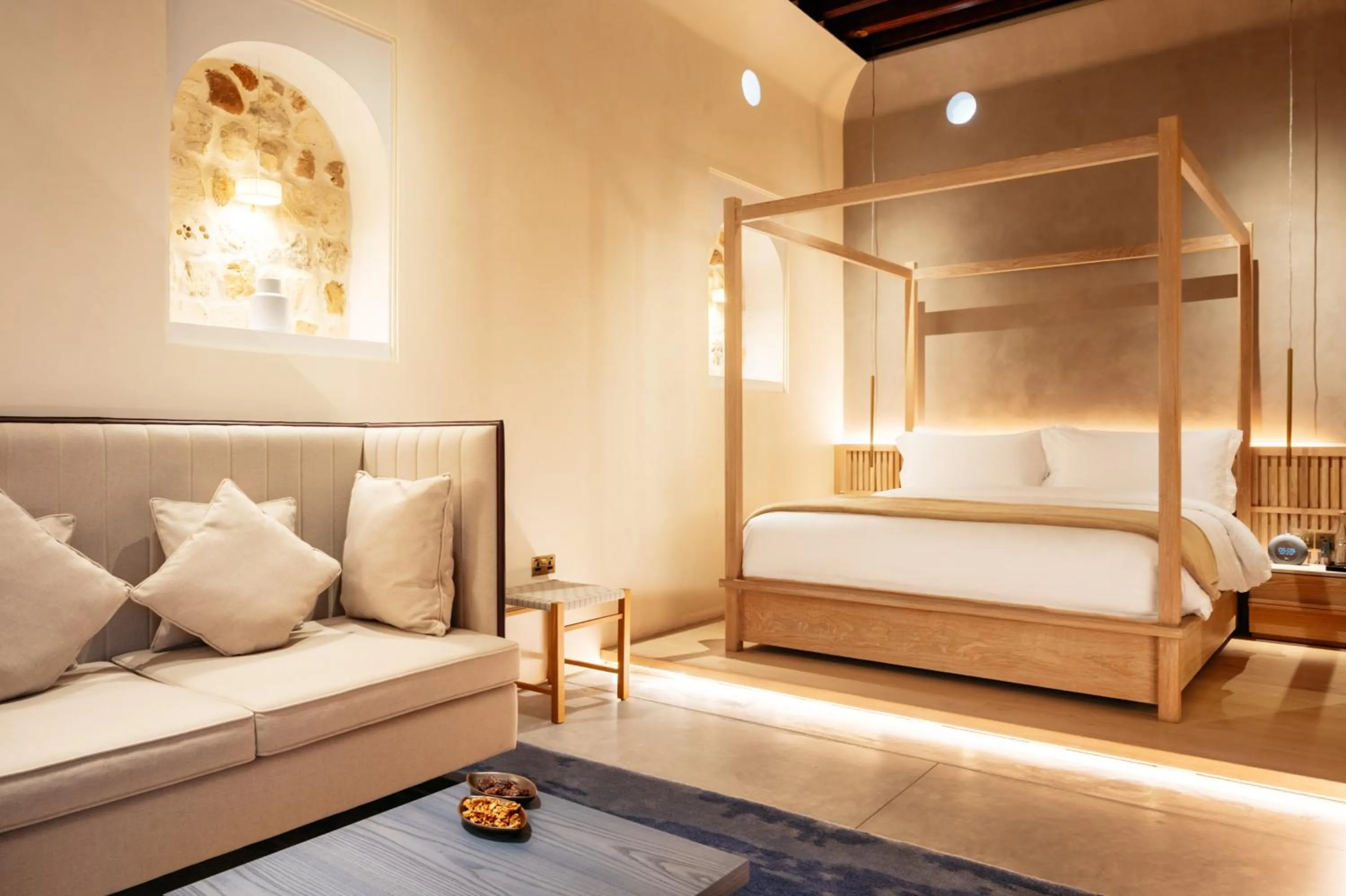 Bed in The Chedi Al Bait, Sharjah