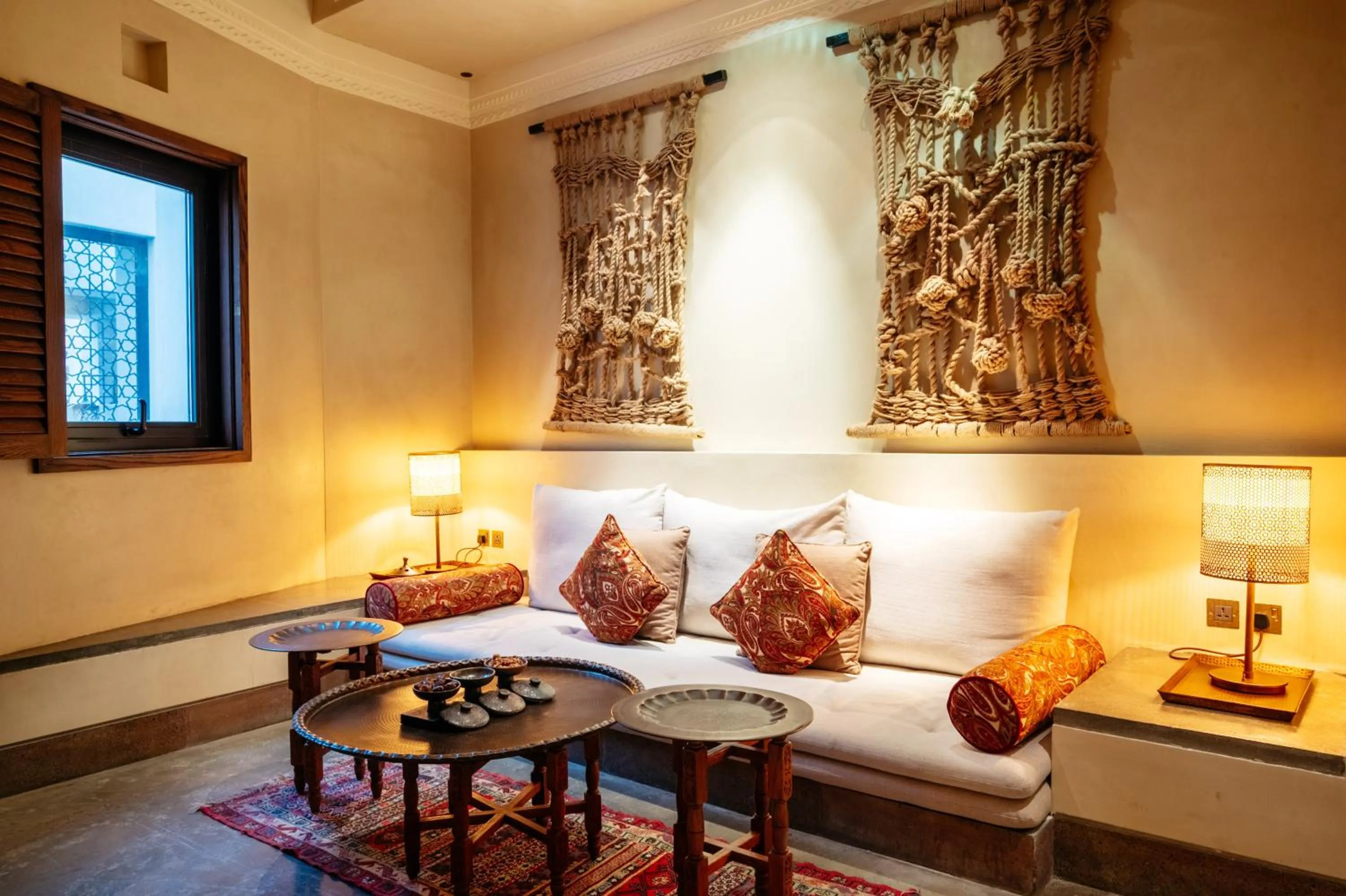 Living room in The Chedi Al Bait, Sharjah