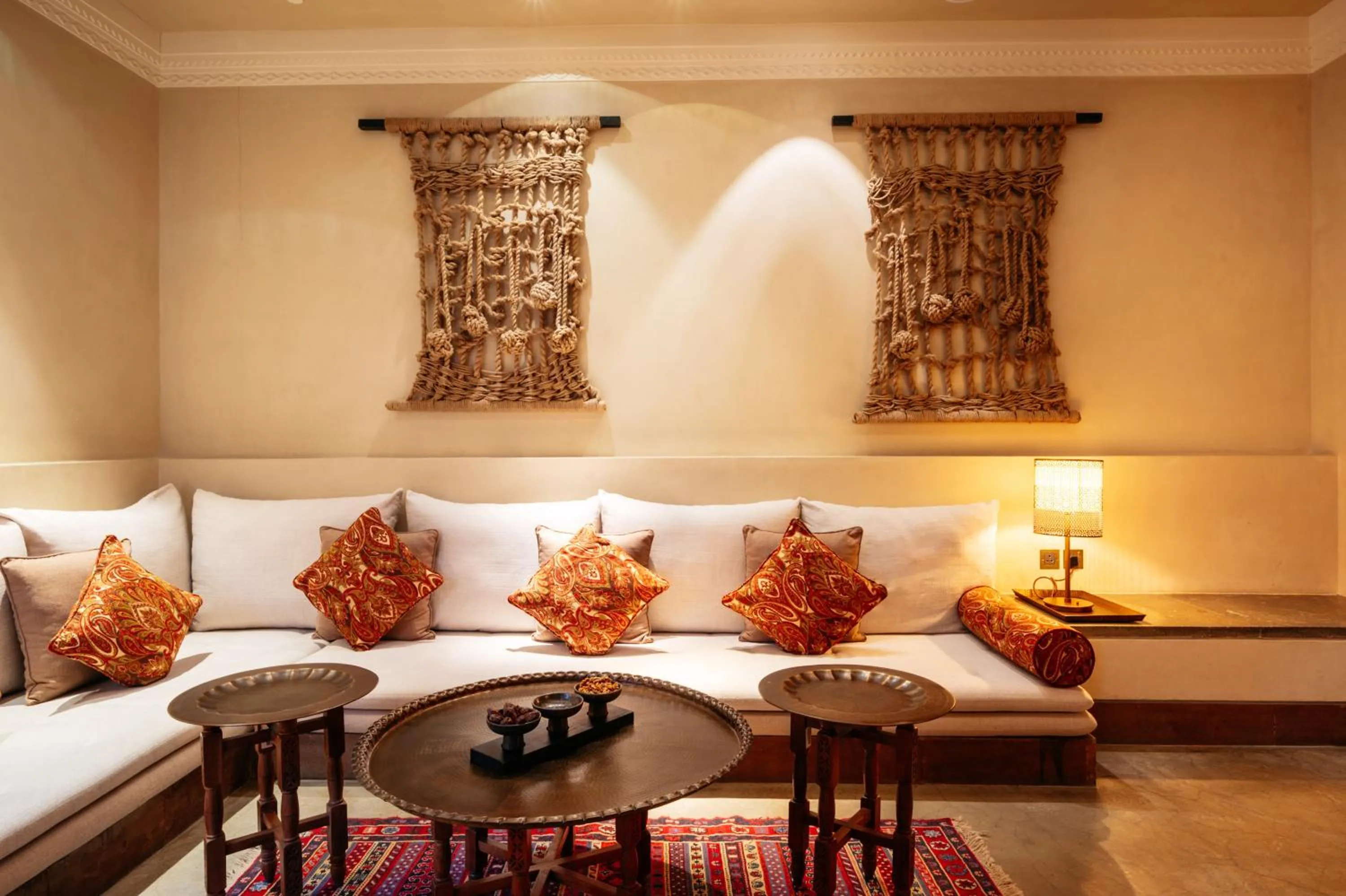 Living room in The Chedi Al Bait, Sharjah