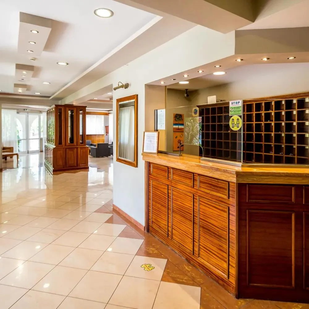 Lobby or reception in Perkes Hotel Complex