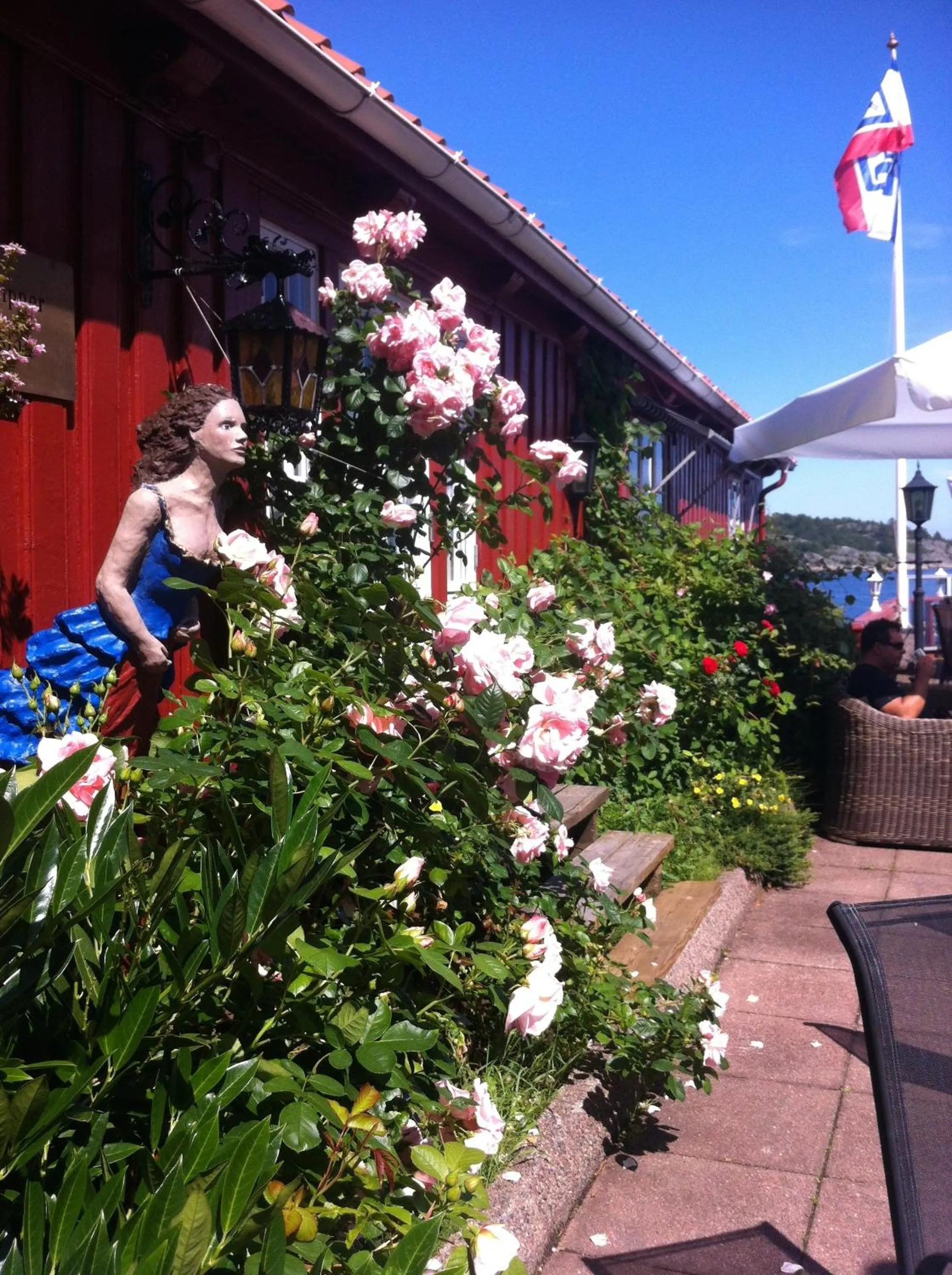 Balcony/Terrace in Risør Hotel