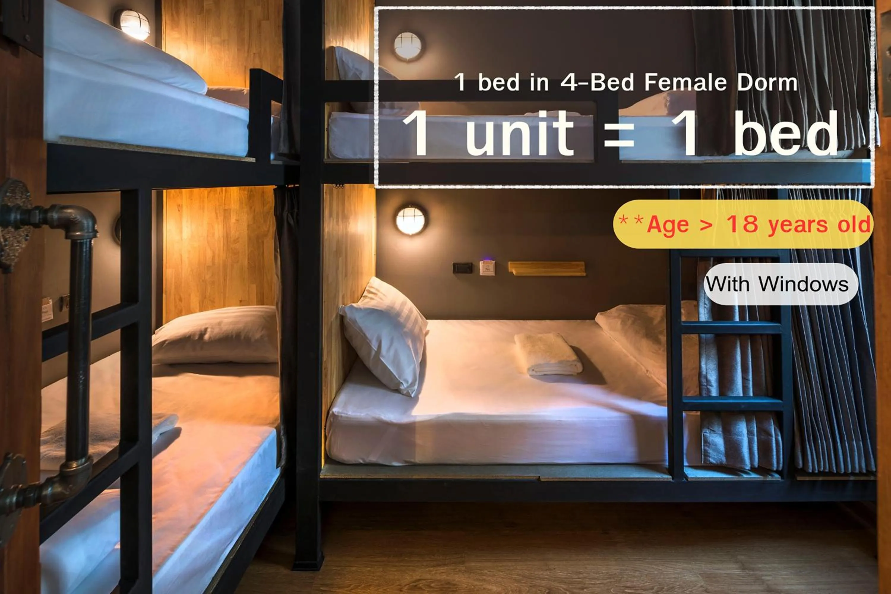 Bed in Timber Hostel