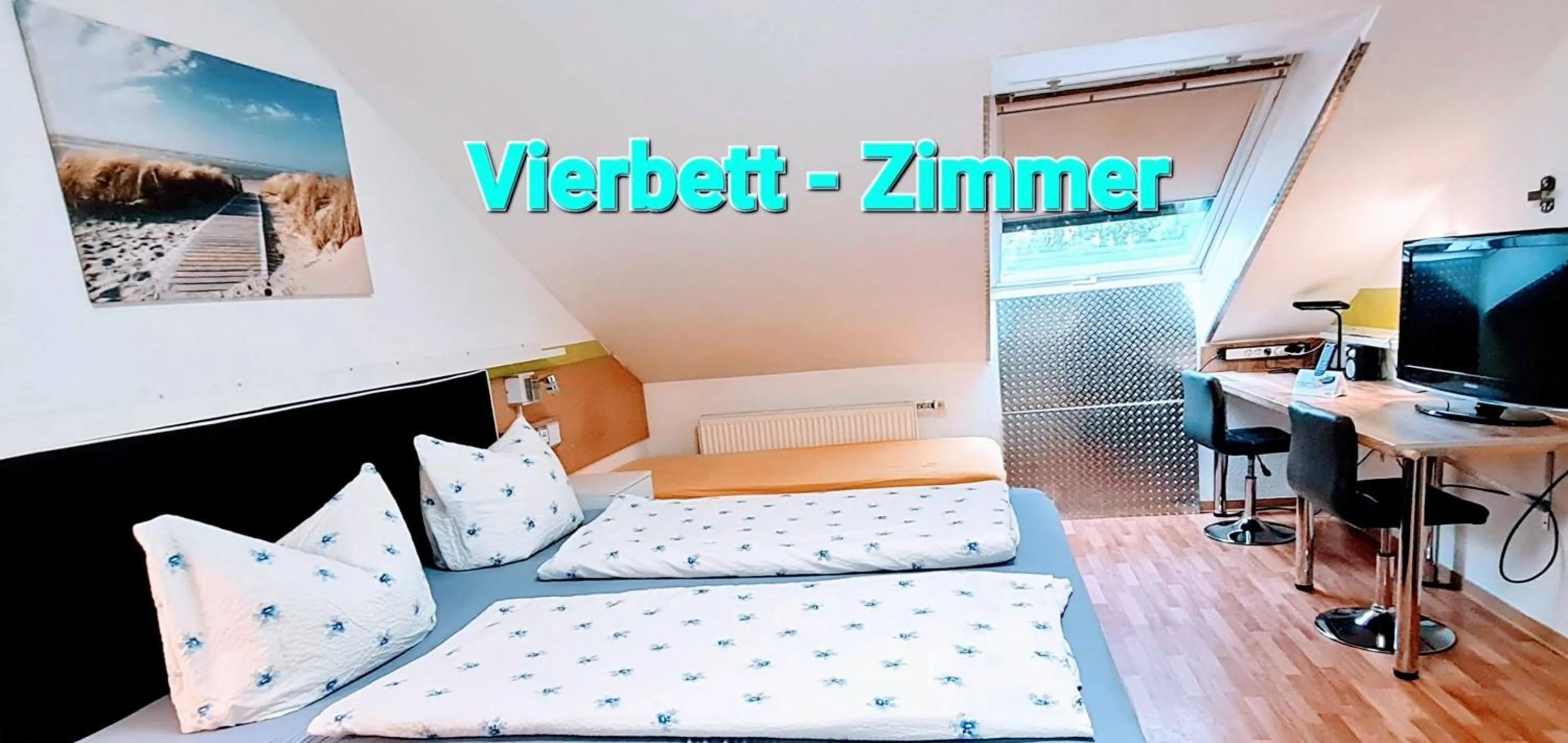 Bed in Hotel Garni Rodenbach