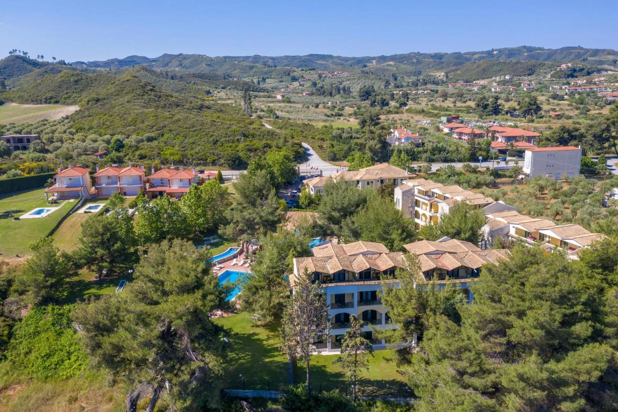 Bird's eye view in Lesse Hotel