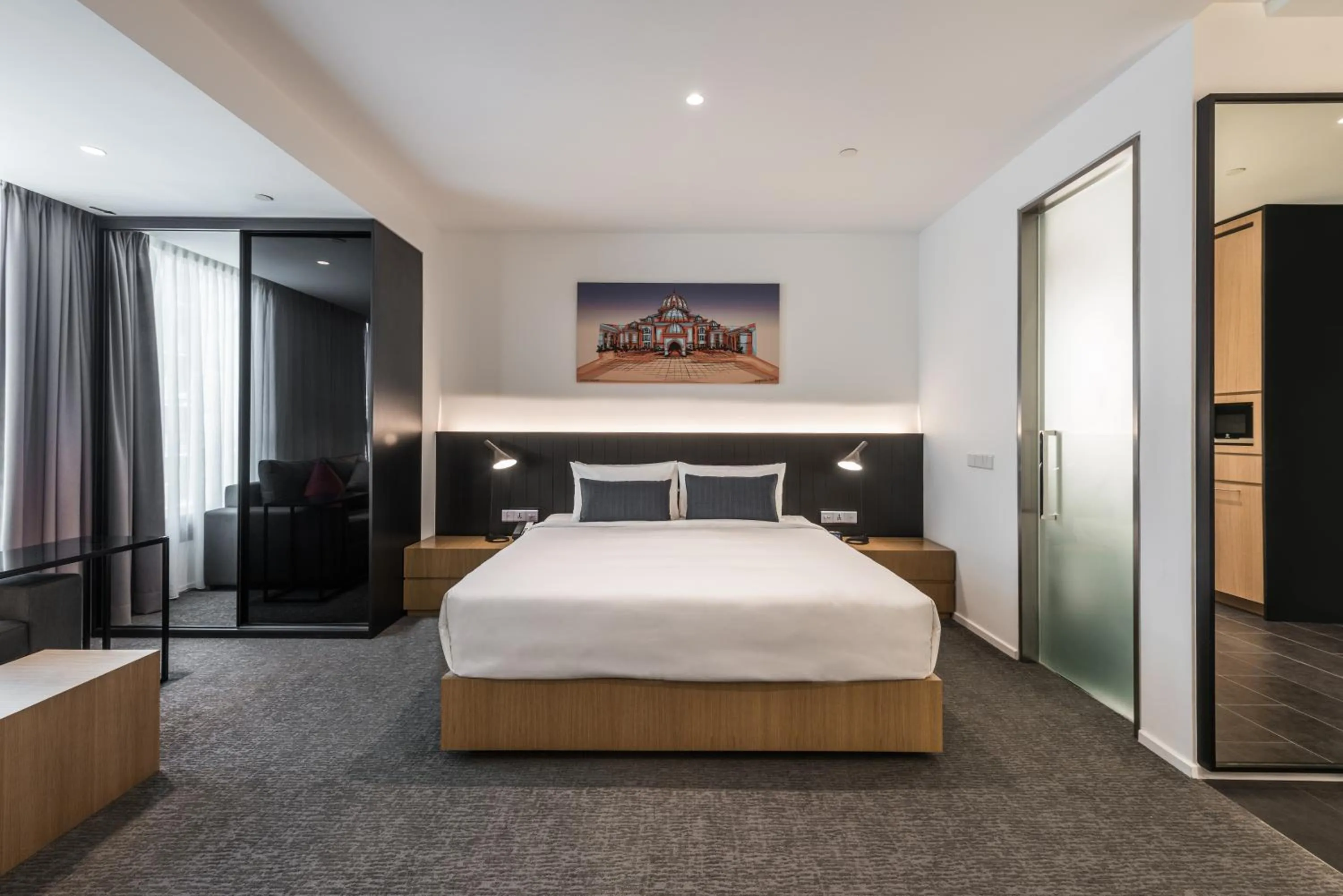 Bedroom, Bed in Hyatt House Kuala Lumpur, Mont Kiara