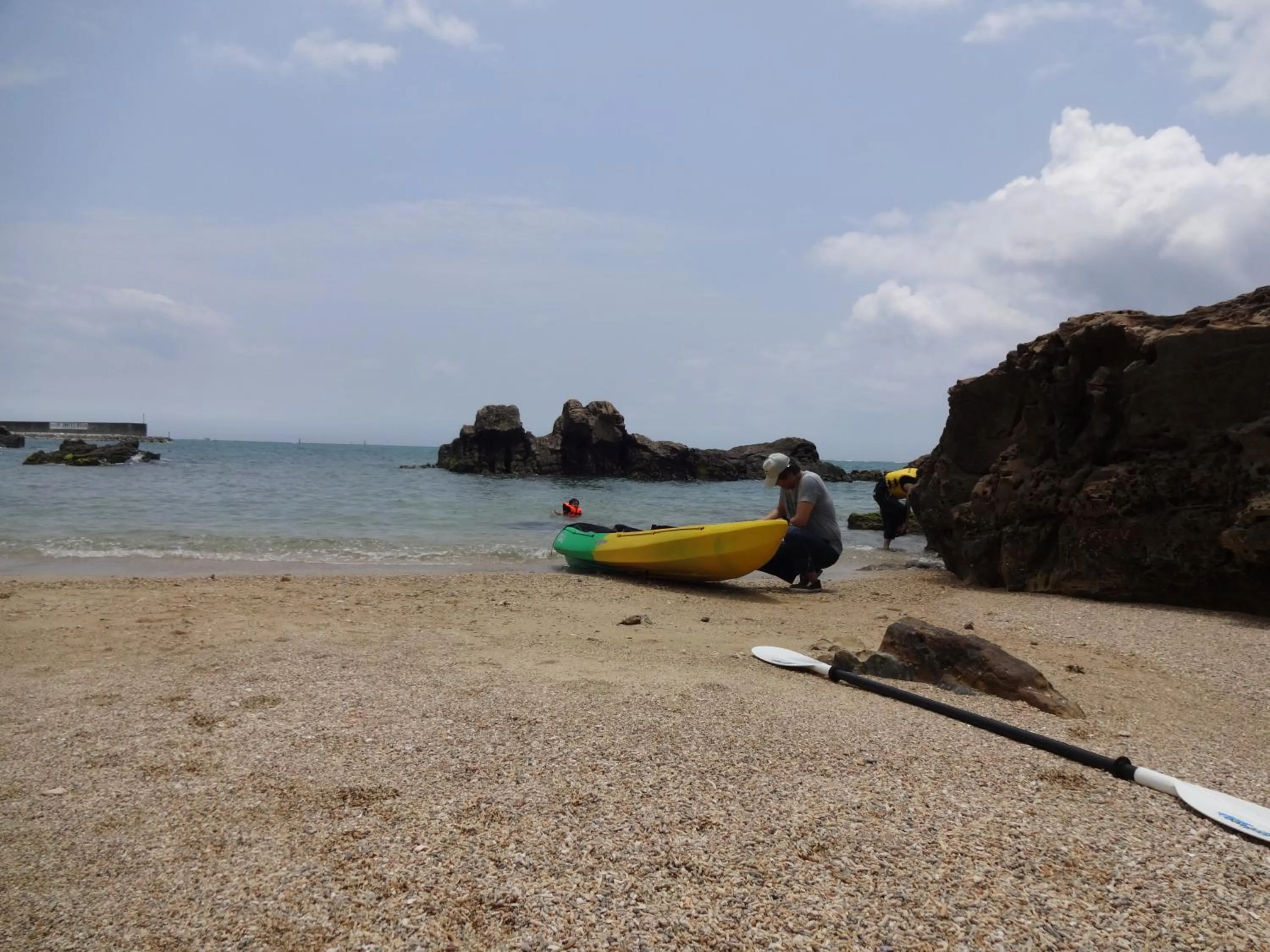 Canoeing in Pension Umi no soba