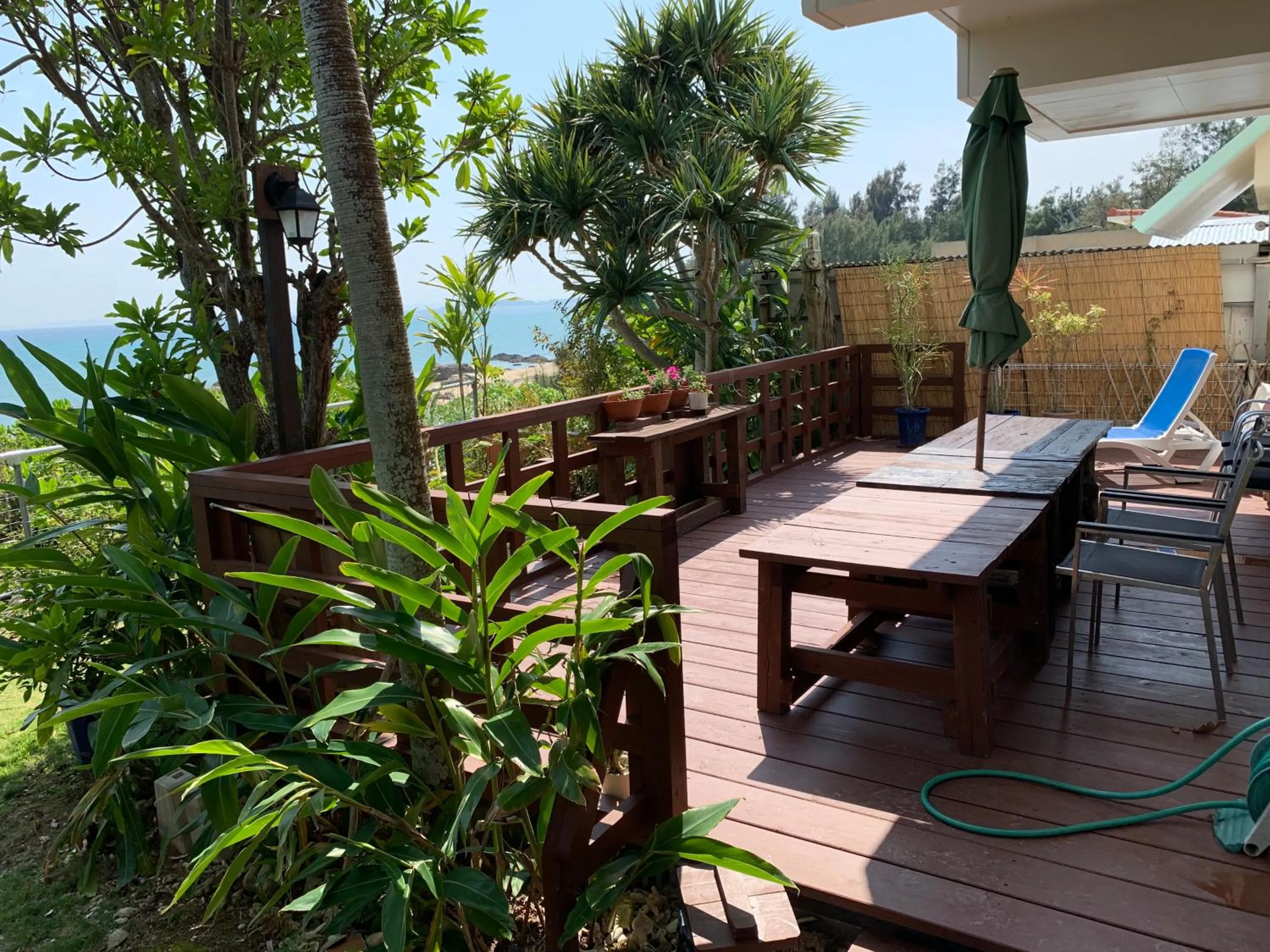 Balcony/Terrace in Pension Umi no soba