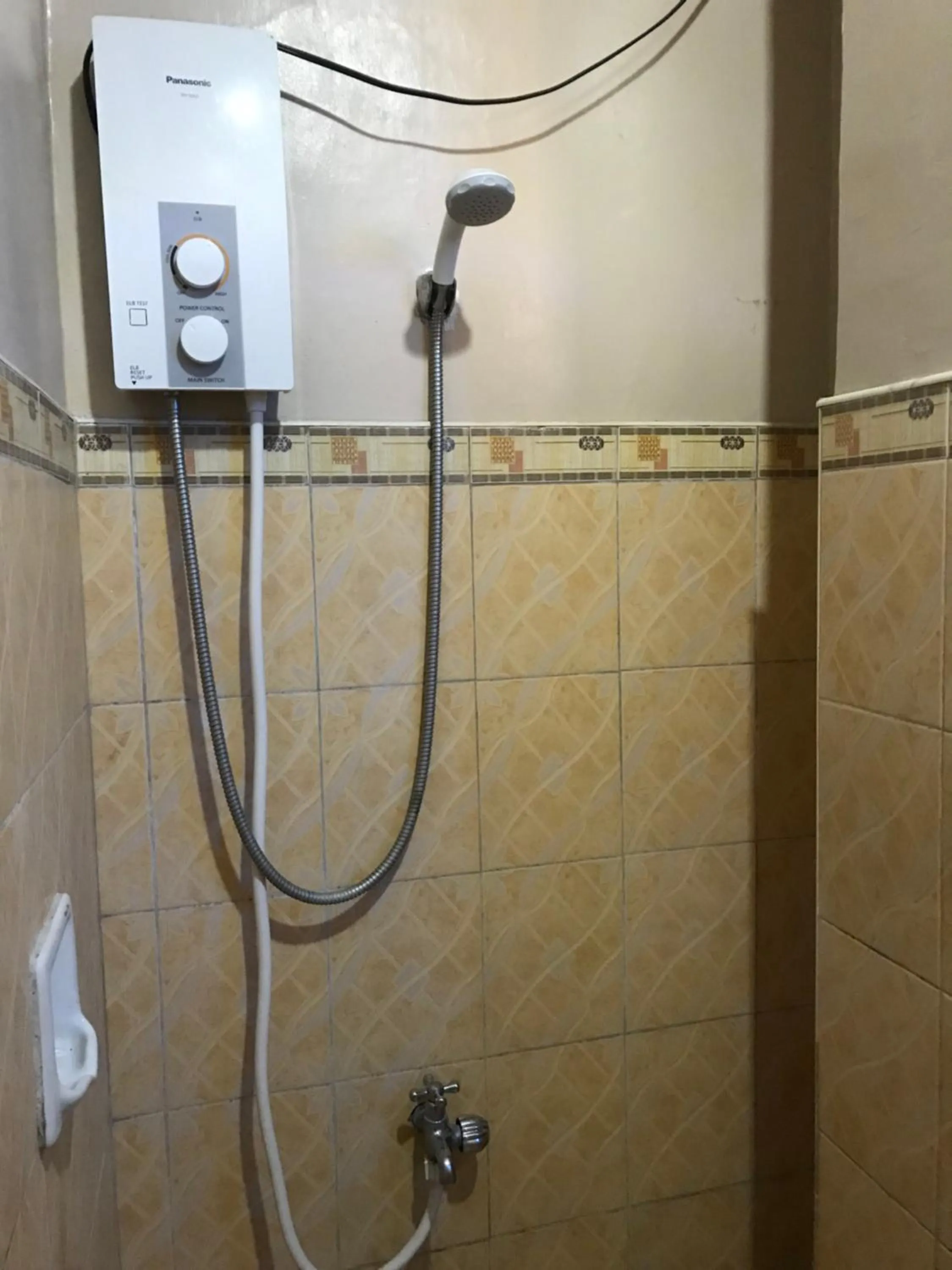 Shower in Palompon lodge