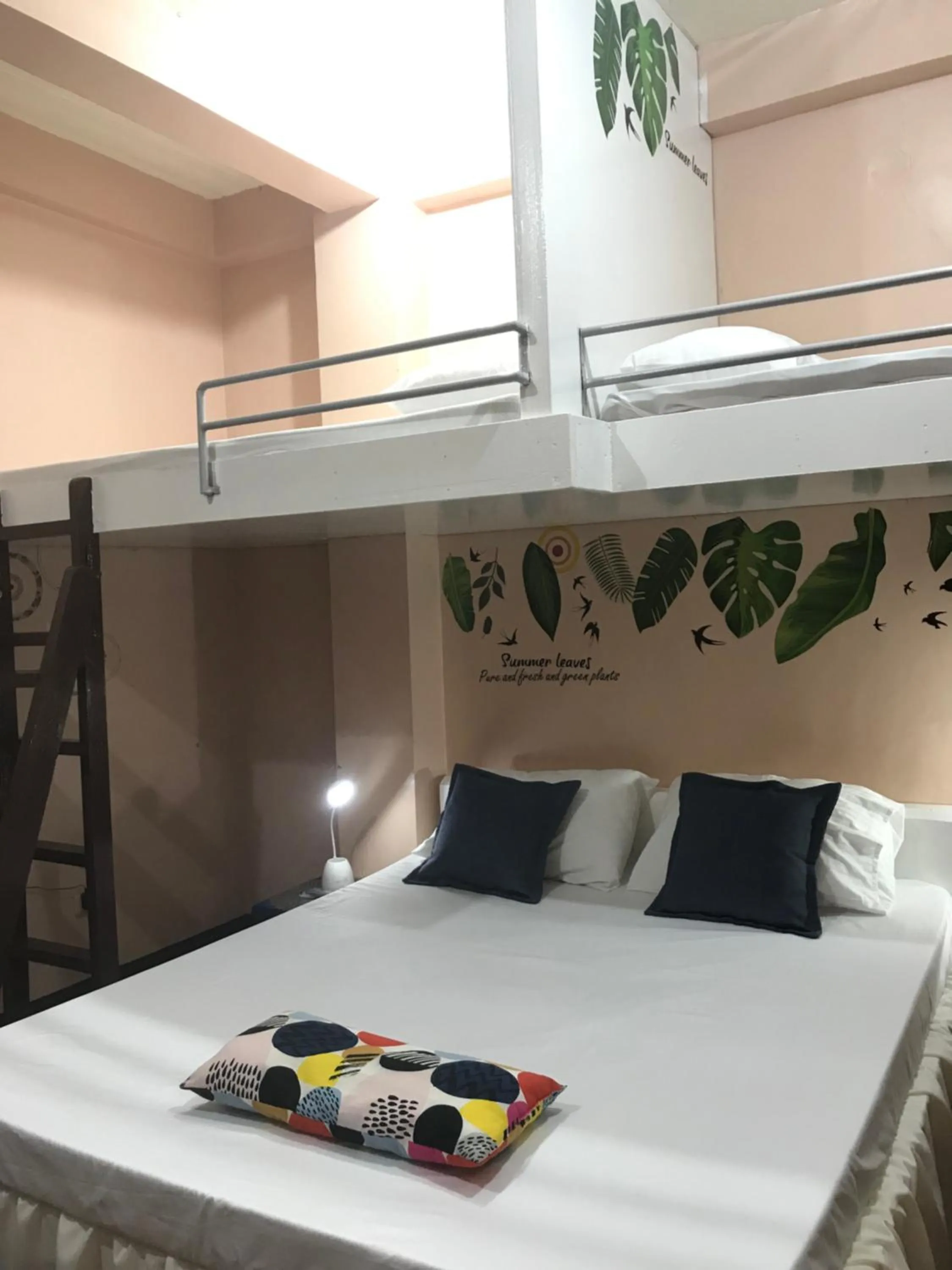 Bed in Palompon lodge