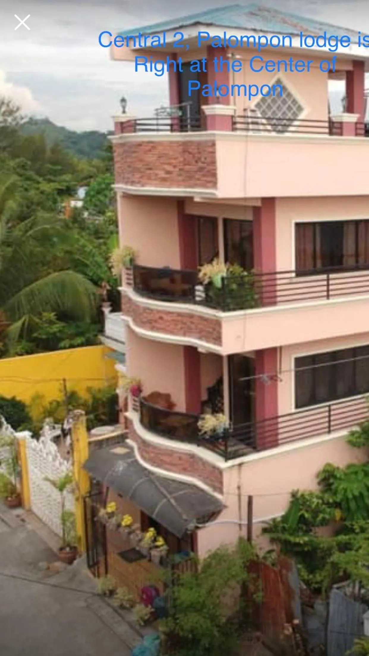 Bird's eye view in Palompon lodge