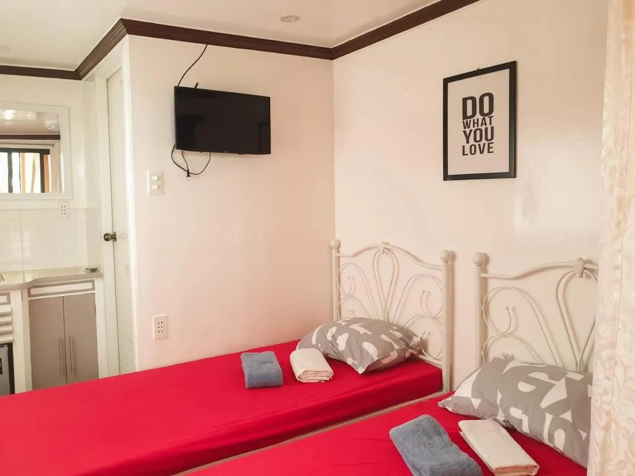 Bed in Palompon lodge