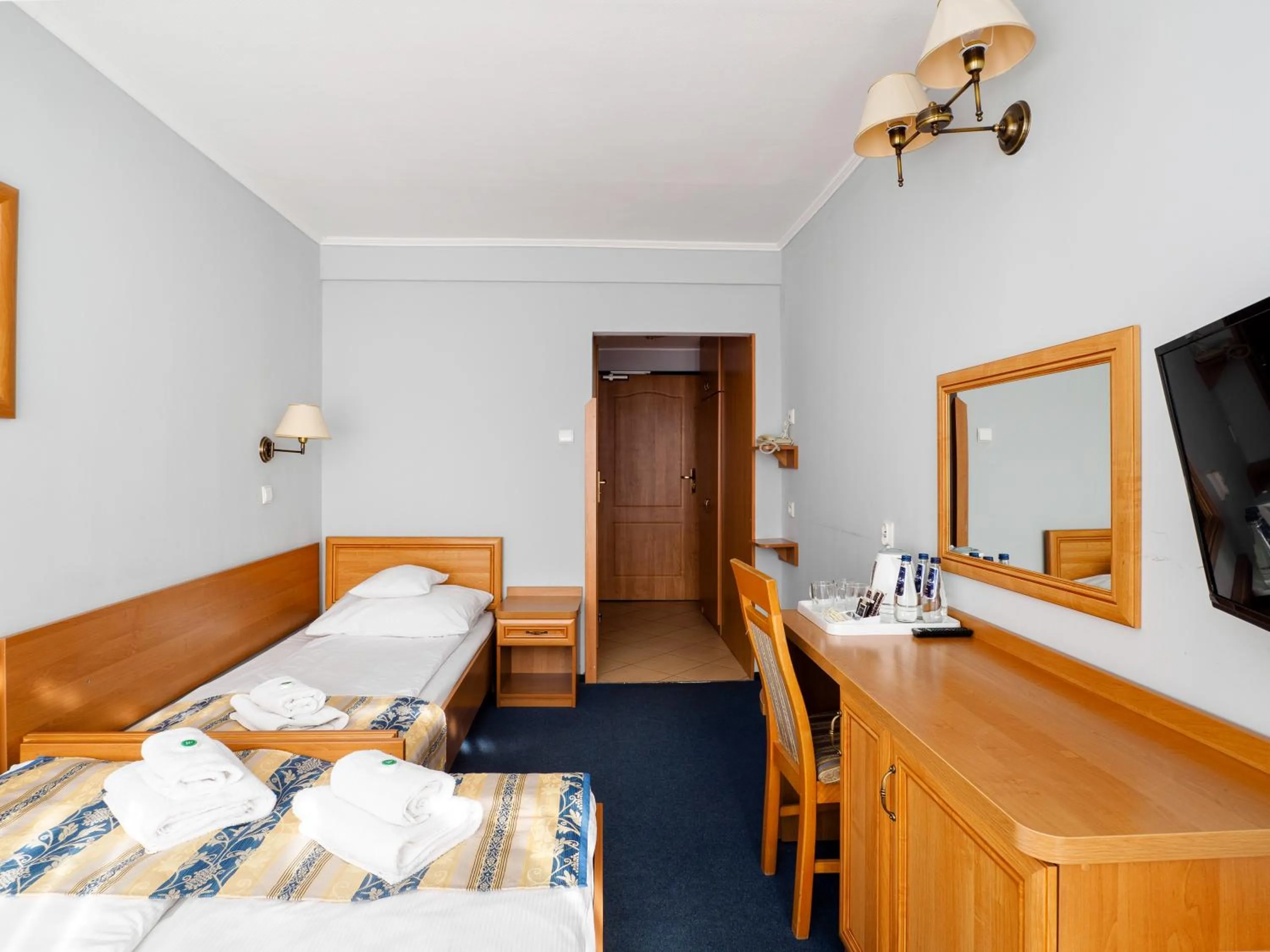 Photo of the whole room, Bed in Hyrny