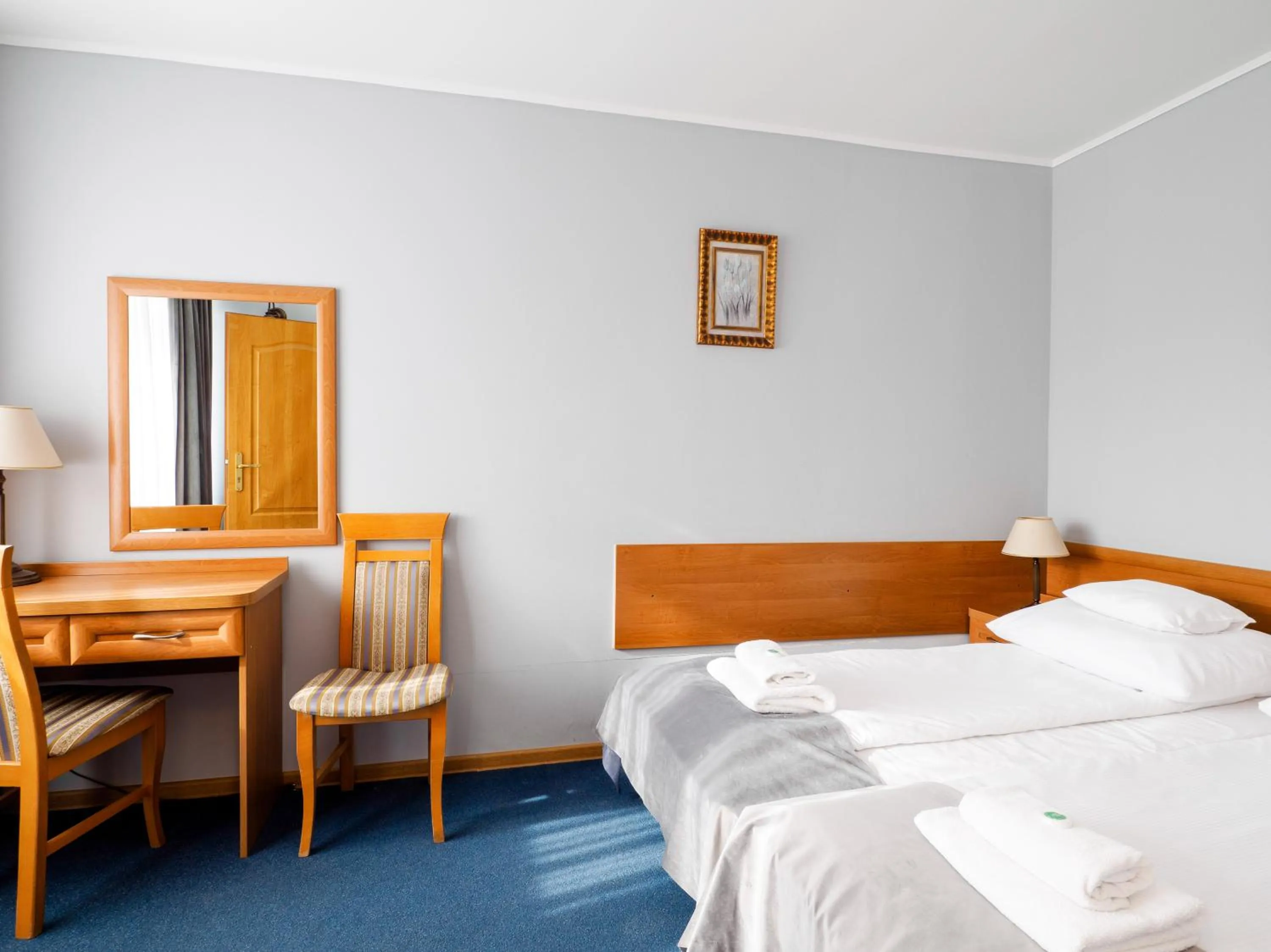 Bedroom, Bed in Hyrny