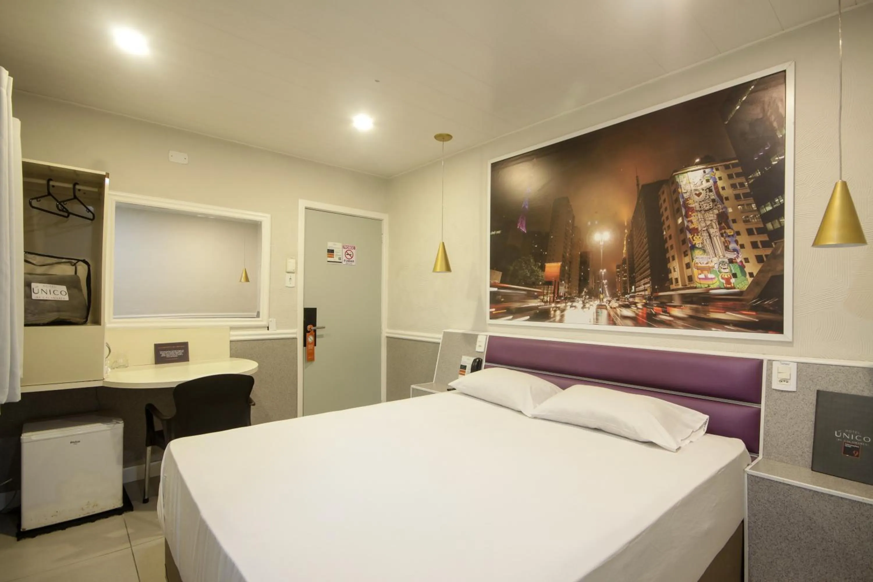 Bed in Calamares Hotel São Caetano