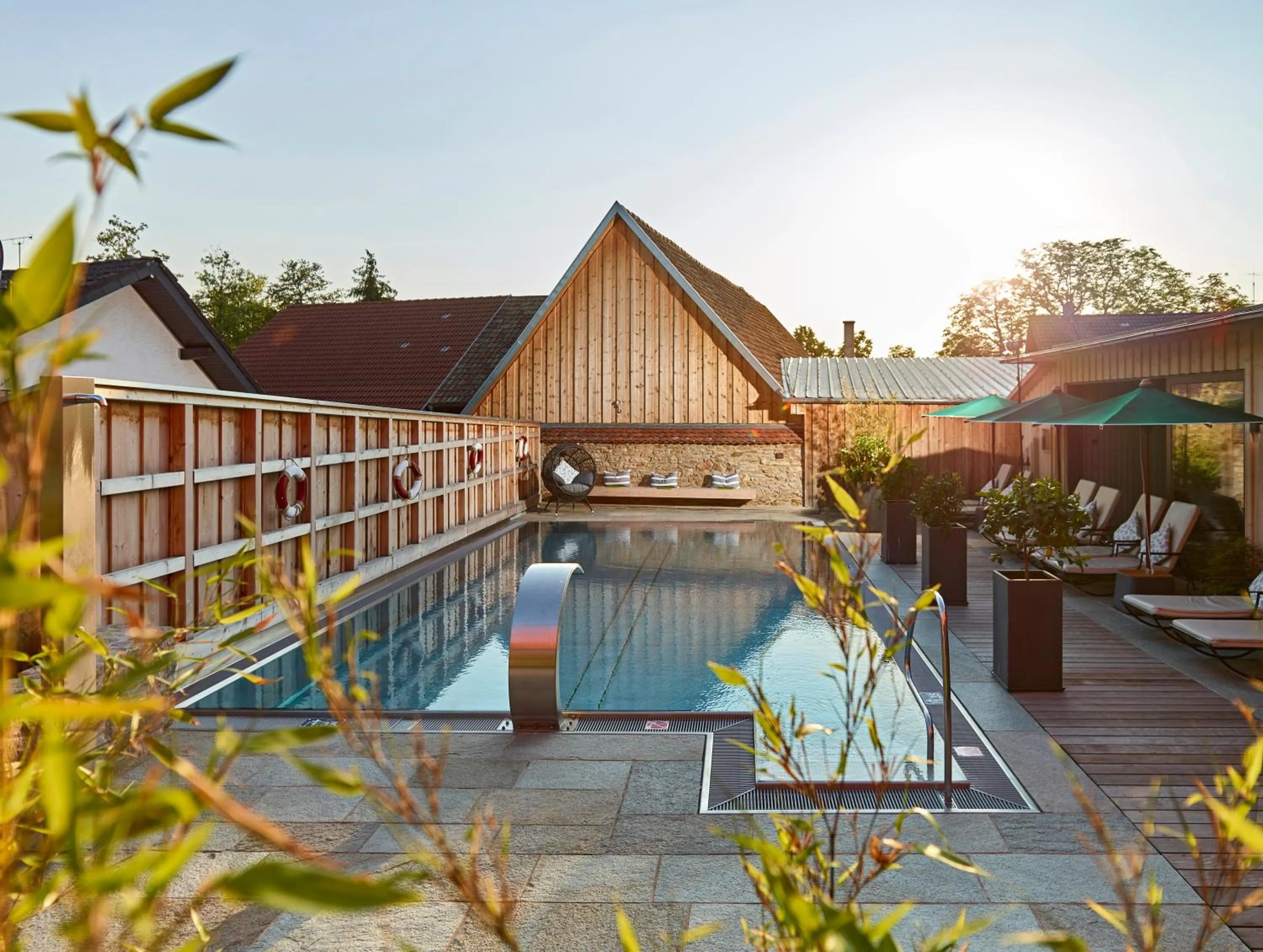 Swimming pool in Landhotel Krone