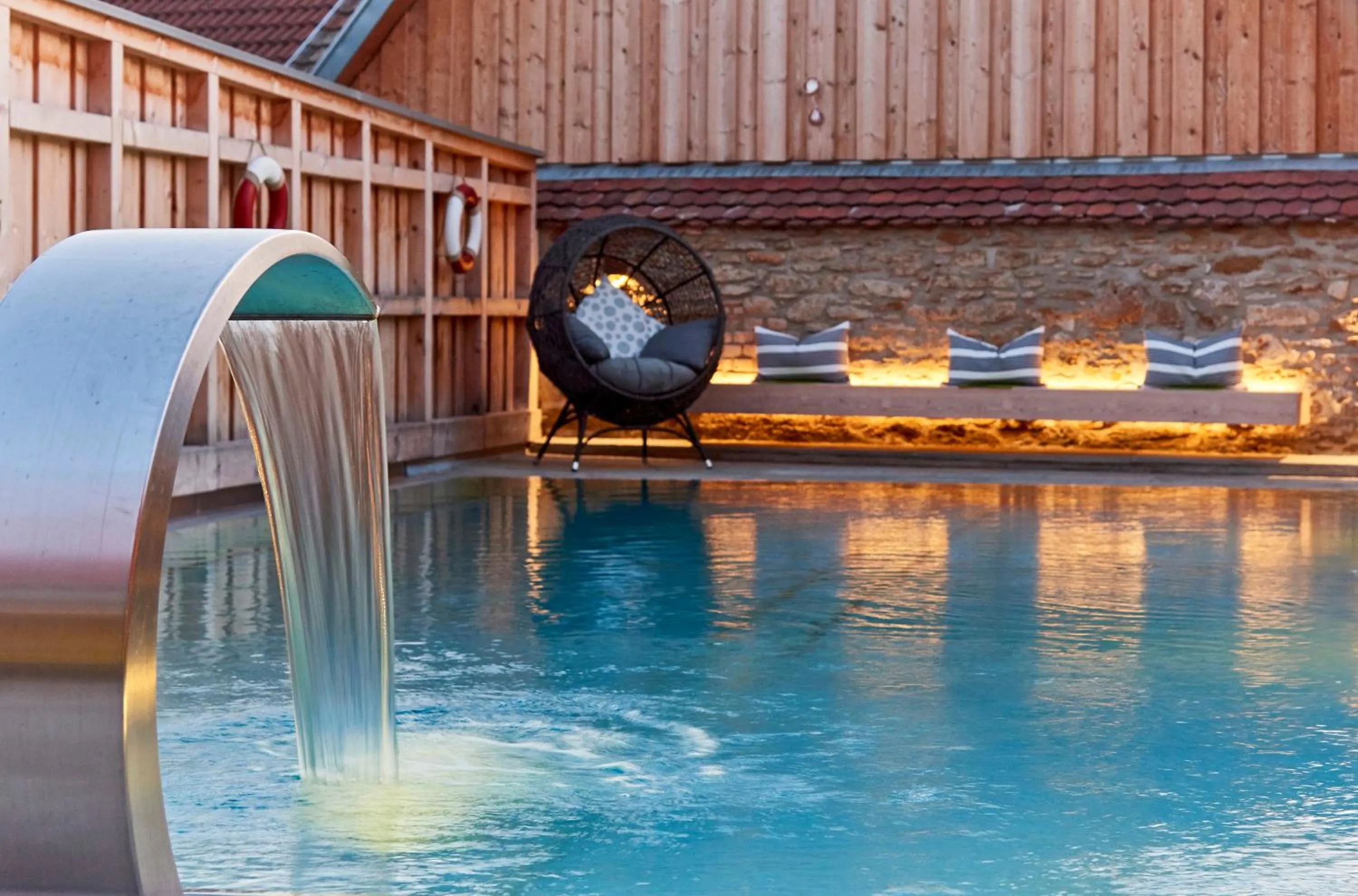 Swimming pool in Landhotel Krone