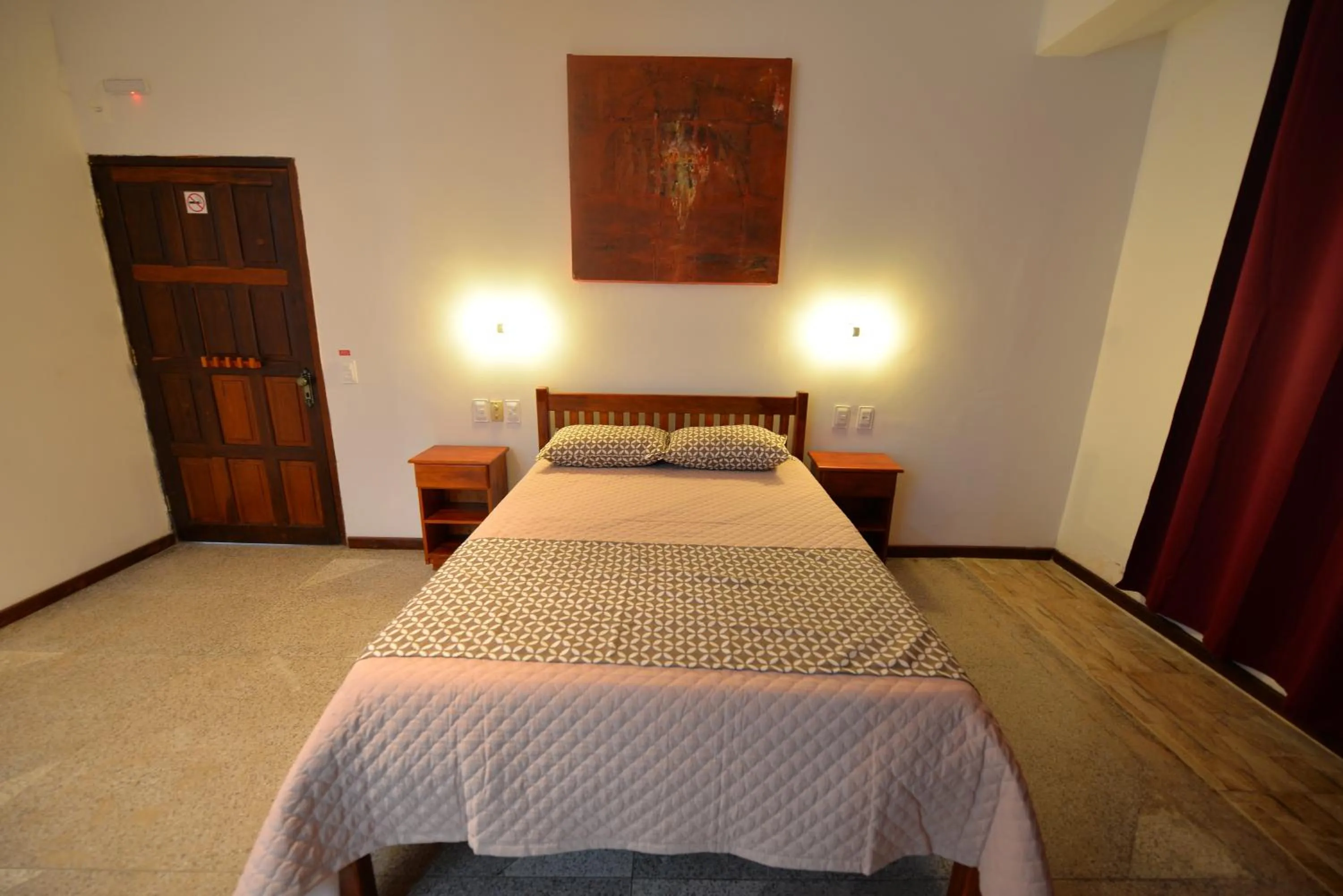 Bed in Pousada do Gunga