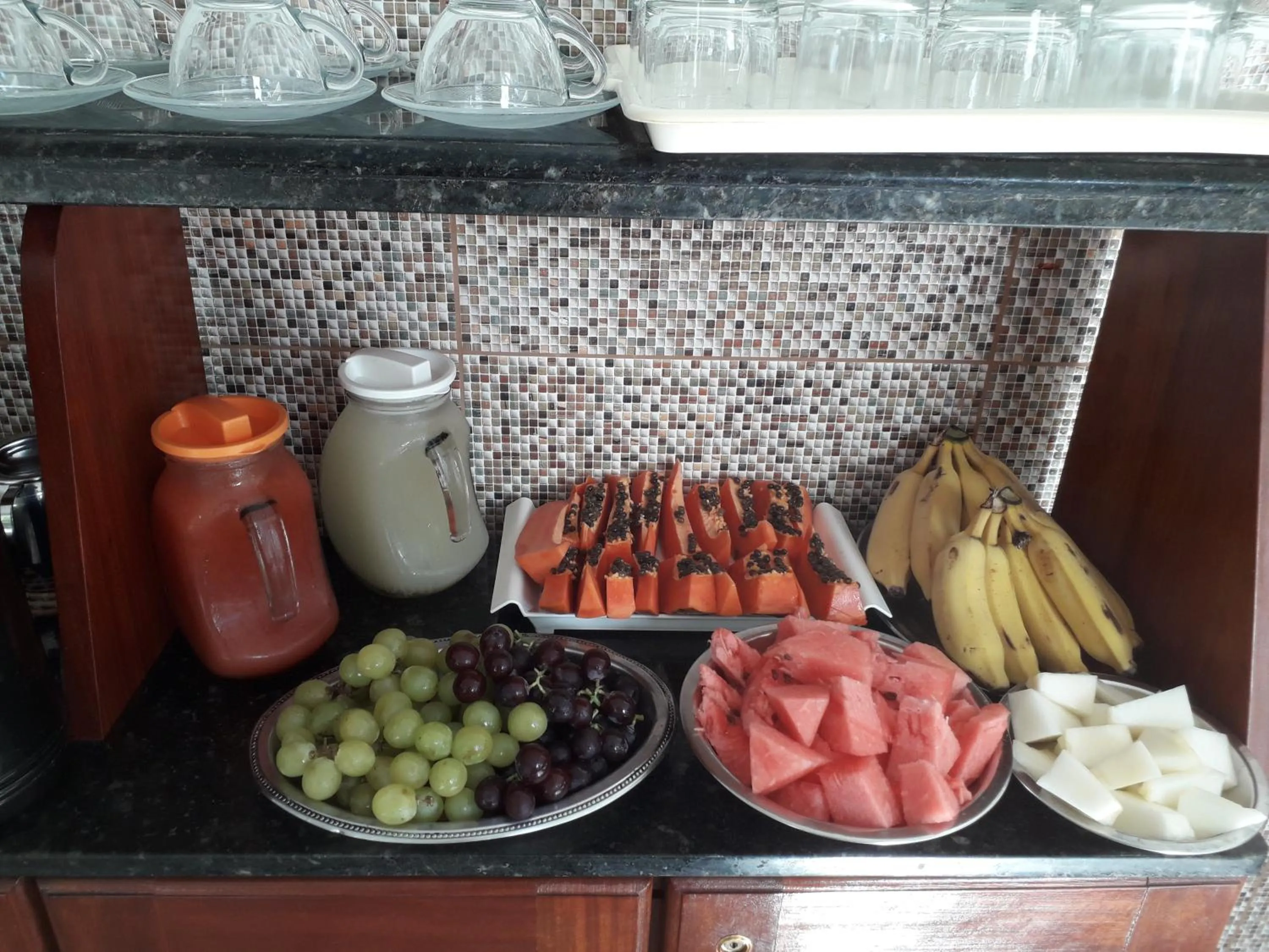 Food and drinks in Pousada do Gunga