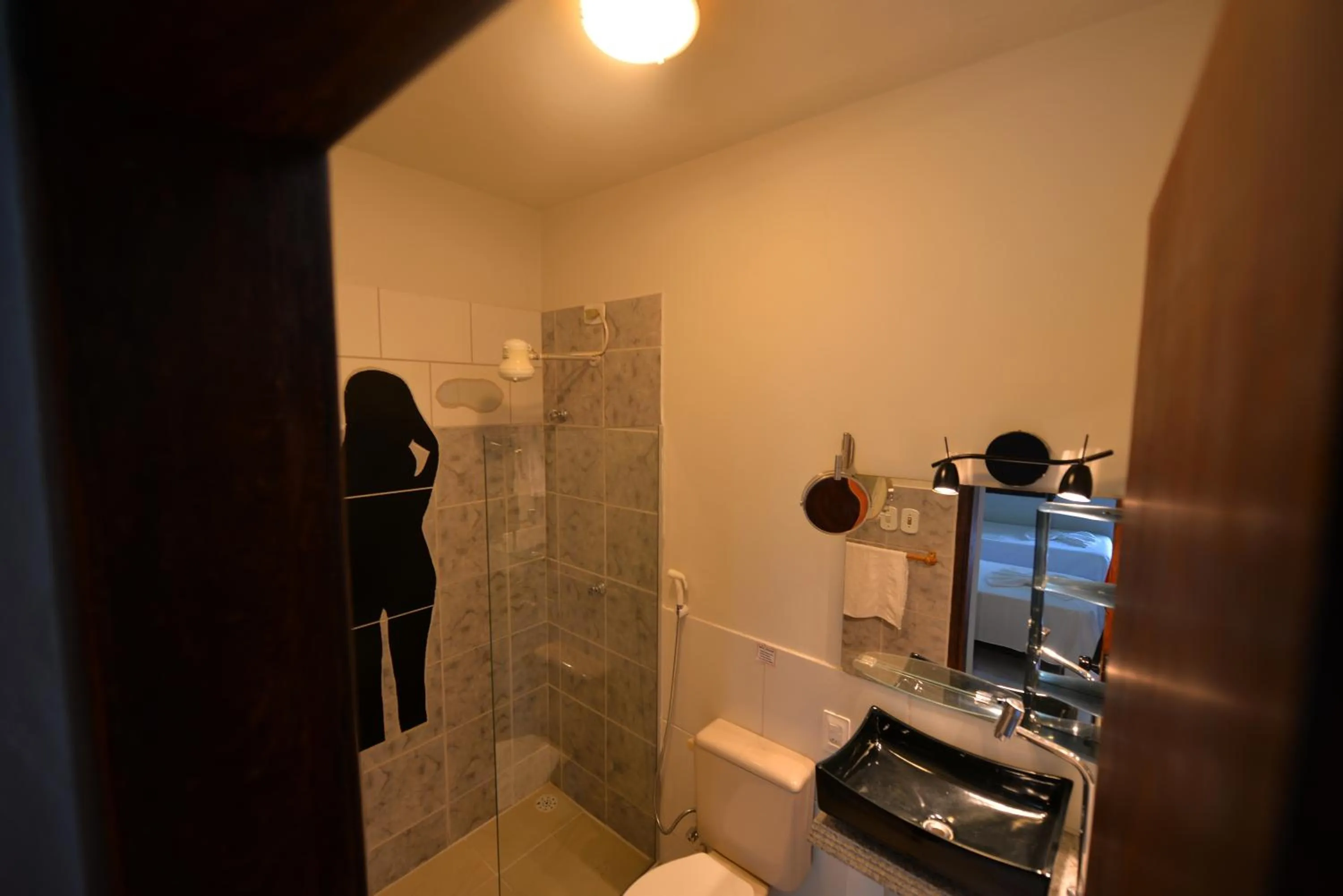 Bathroom in Pousada do Gunga