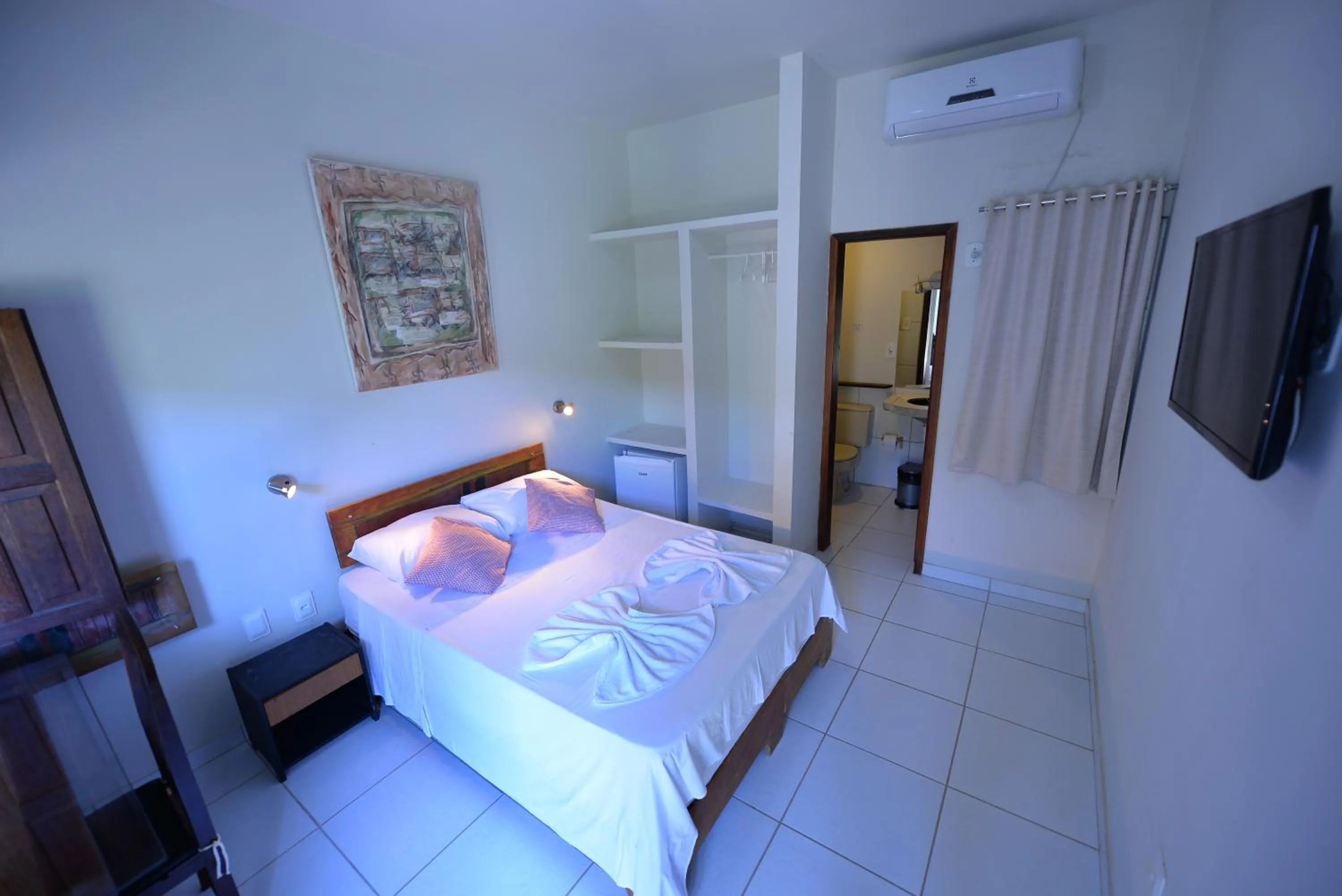 Bed in Pousada do Gunga