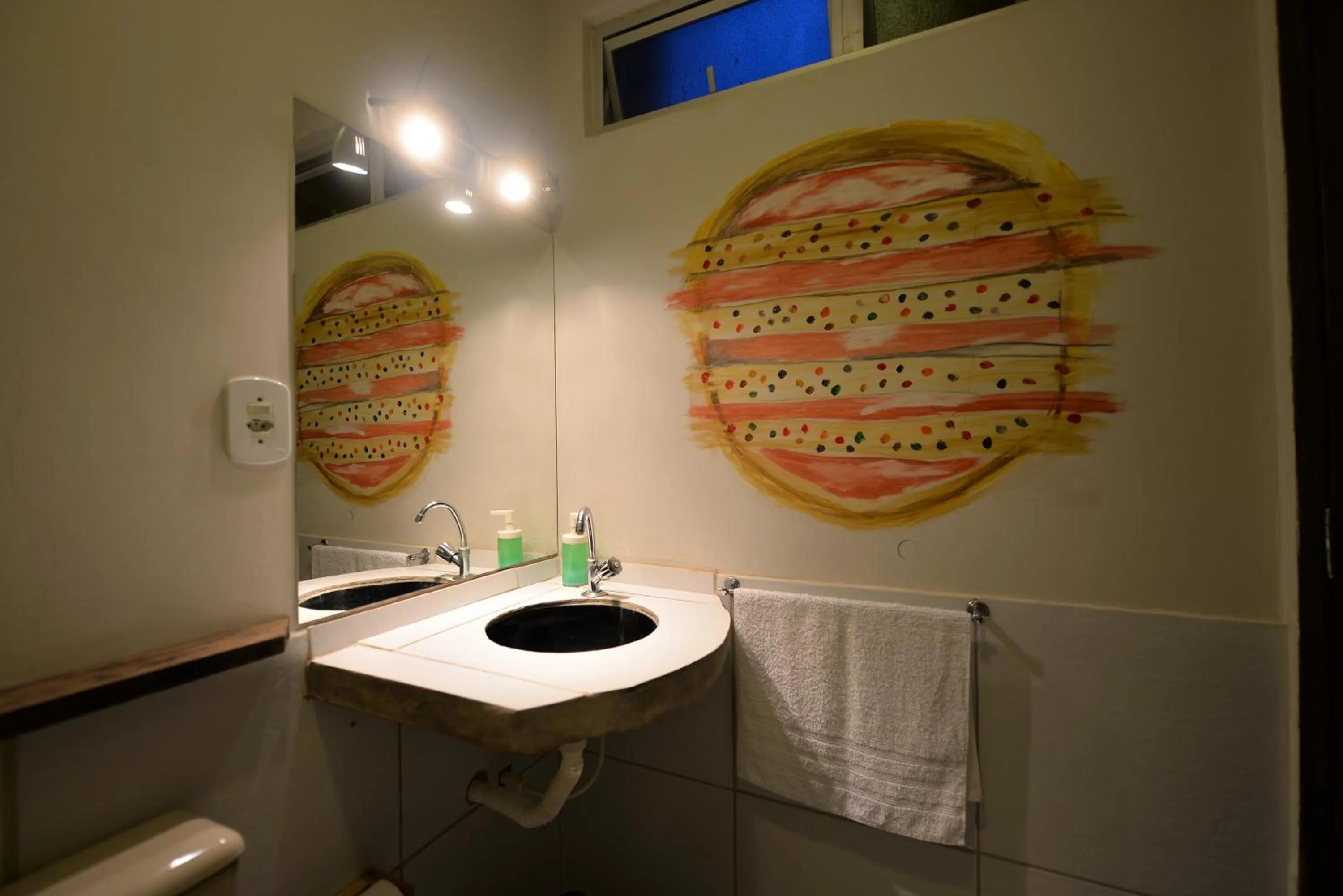 Bathroom in Pousada do Gunga